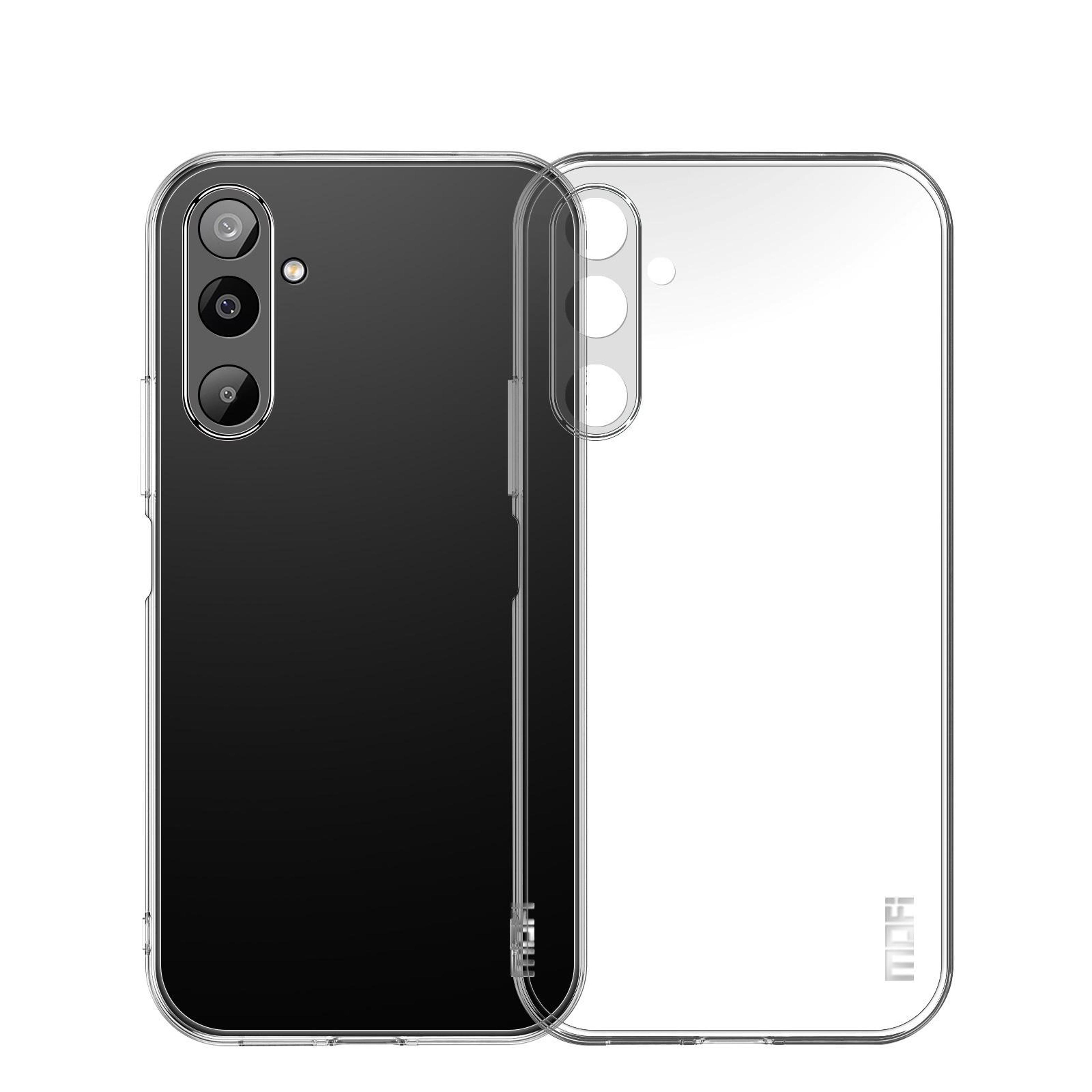 mofi ultra thin clear tpu case for samsung galaxy m16 5g shockproof protective cover