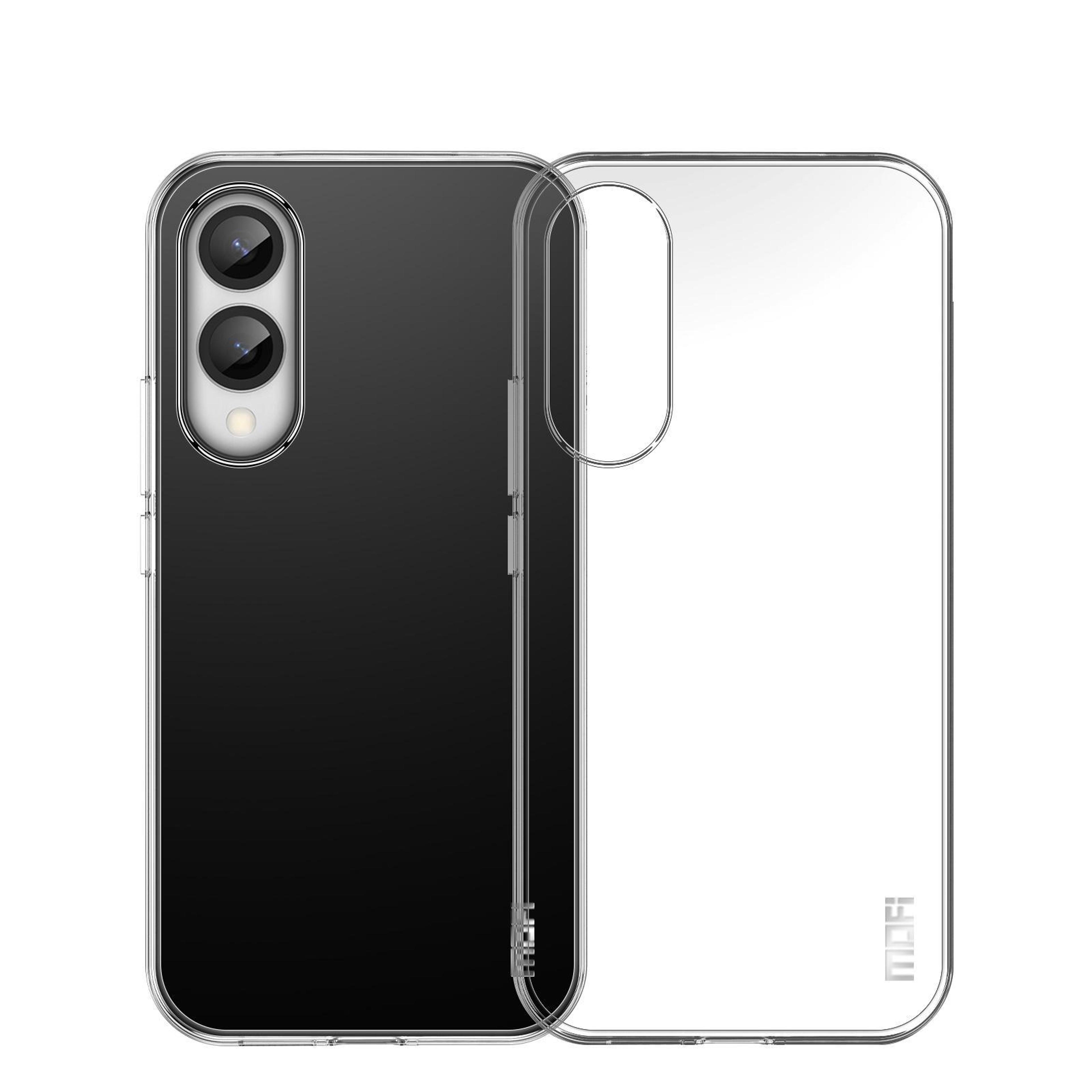 mofi ming ultra thin clear tpu phone case for samsung galaxy s25 edge 5g shockproof protective cover