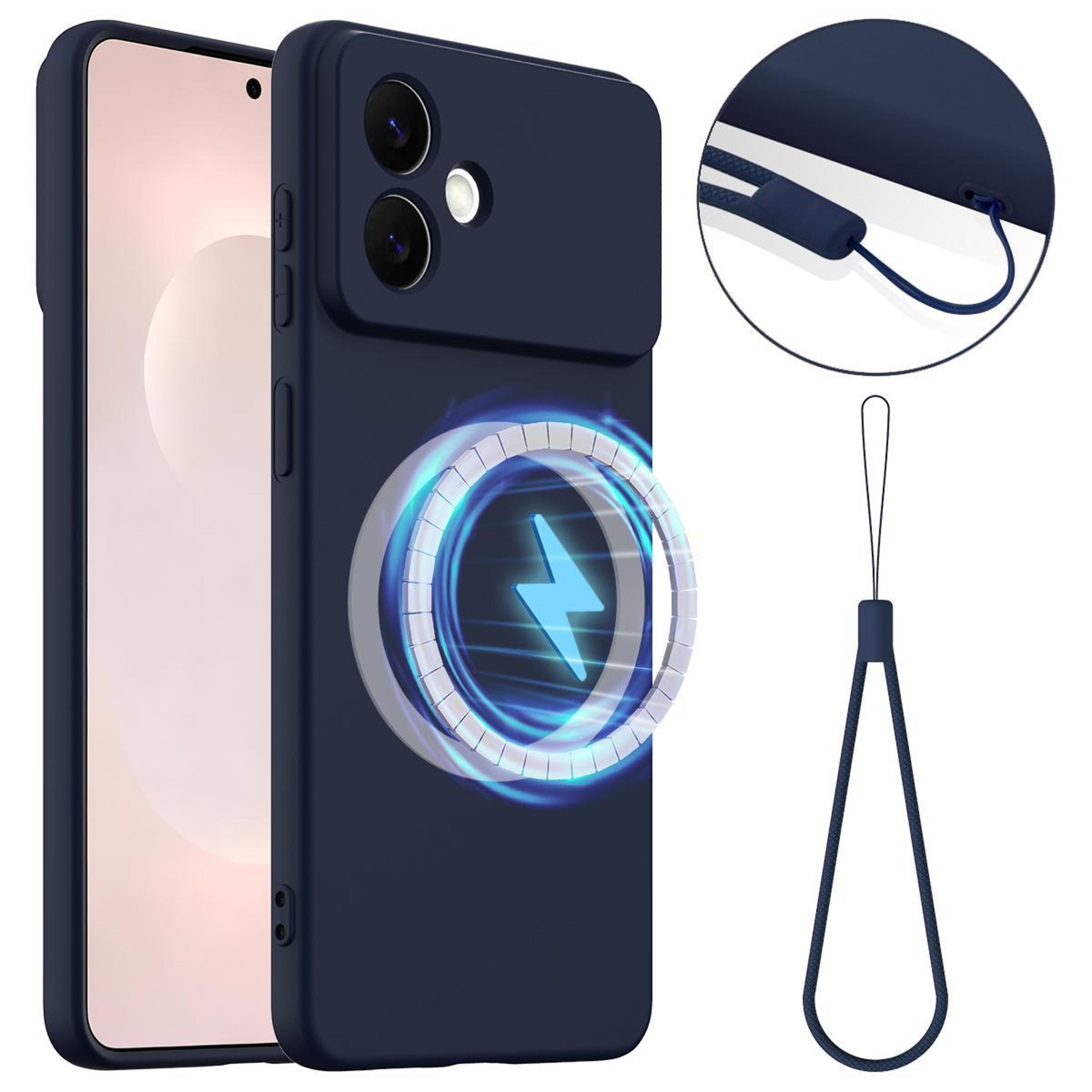 samsung galaxy s26 edge 5g magsafe case | shockproof silicone phone case with soft microfiber lining