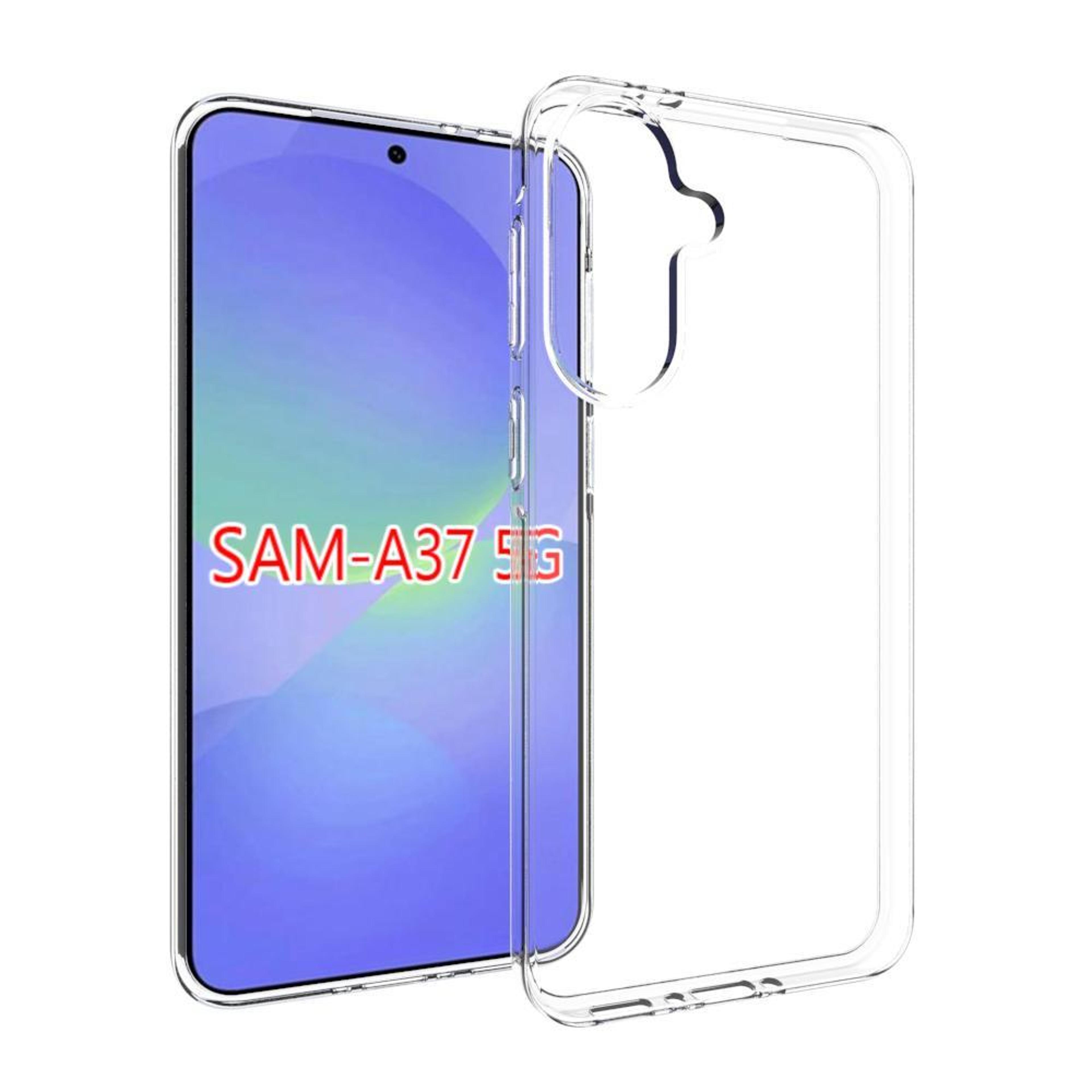 samsung galaxy a37 5g transparent tpu case with waterproof texture & scratch protection