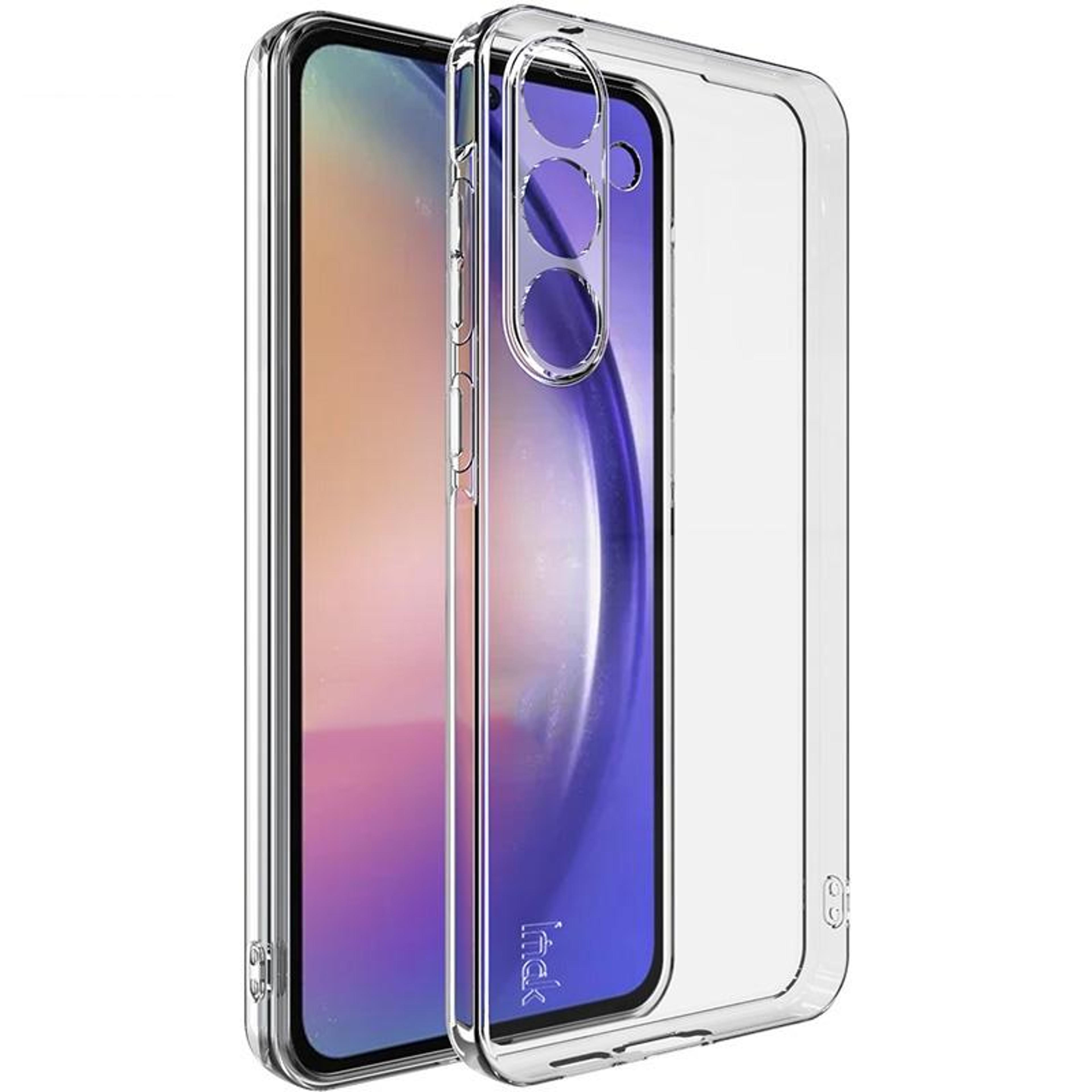 imak ux-5 samsung galaxy a55 5g case transparent shockproof phone case with camera protection