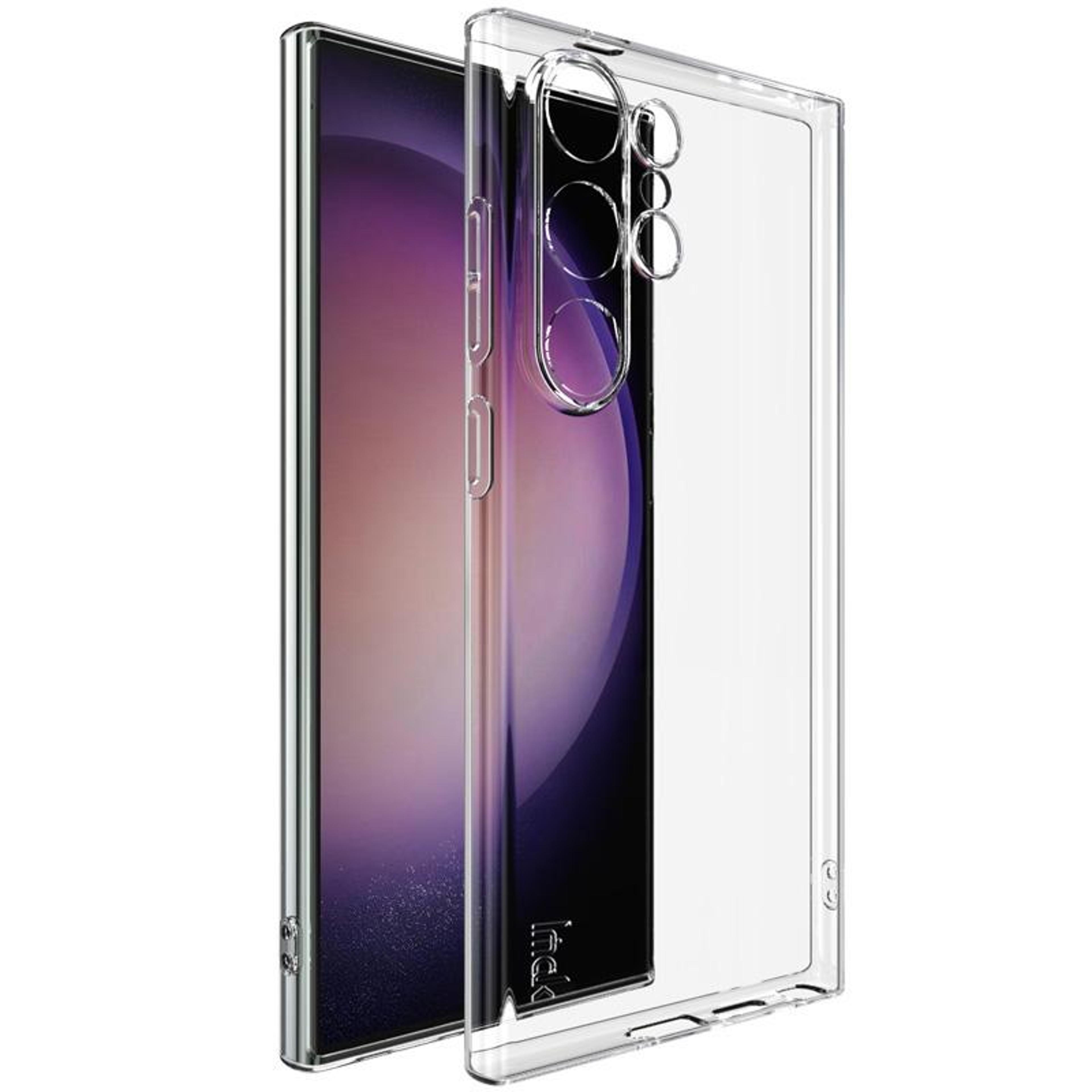 imak ux-5 samsung galaxy s24 ultra case clear tpu shockproof transparent protective cover
