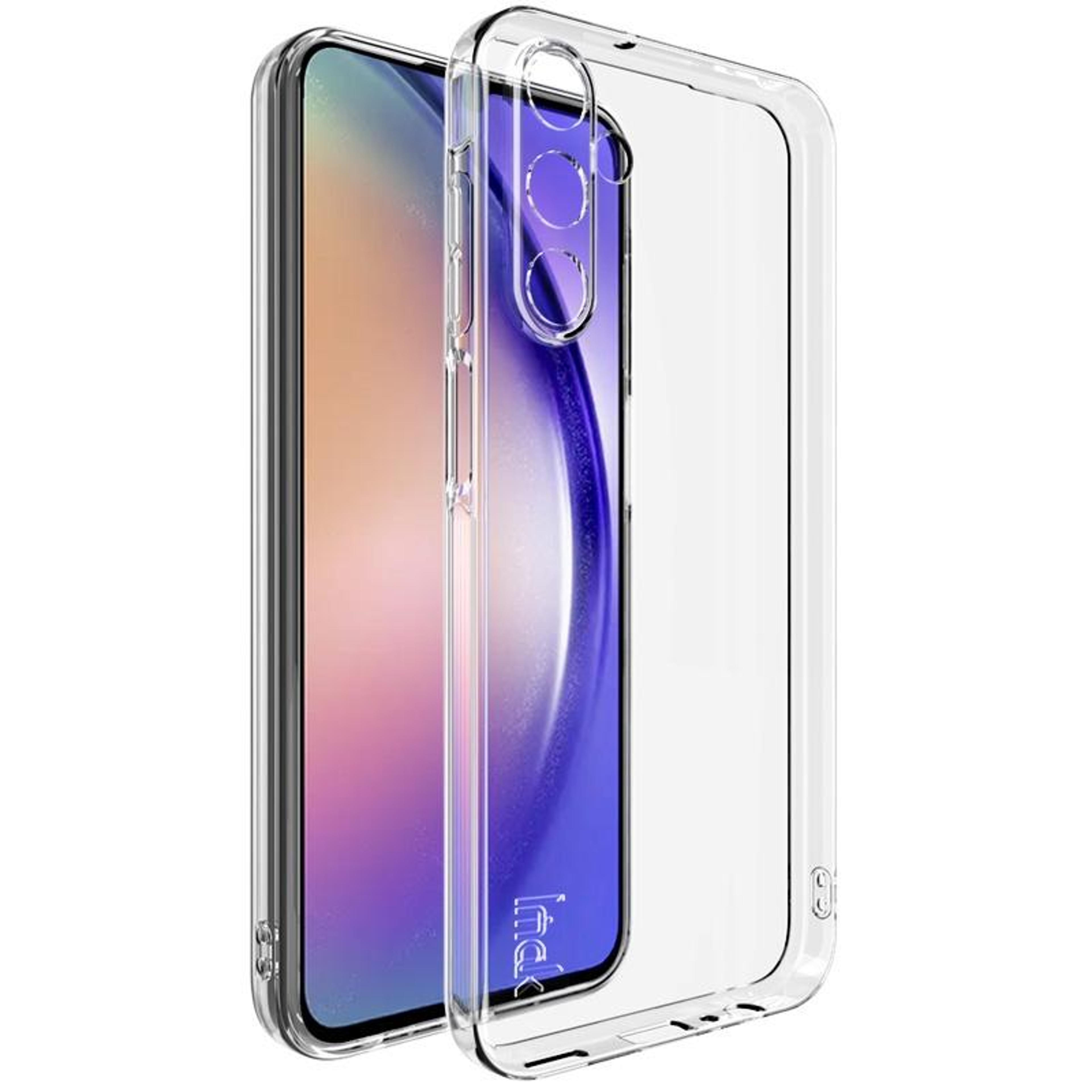 imak ux-5 clear shockproof tpu case for samsung galaxy a15 4g with camera protection