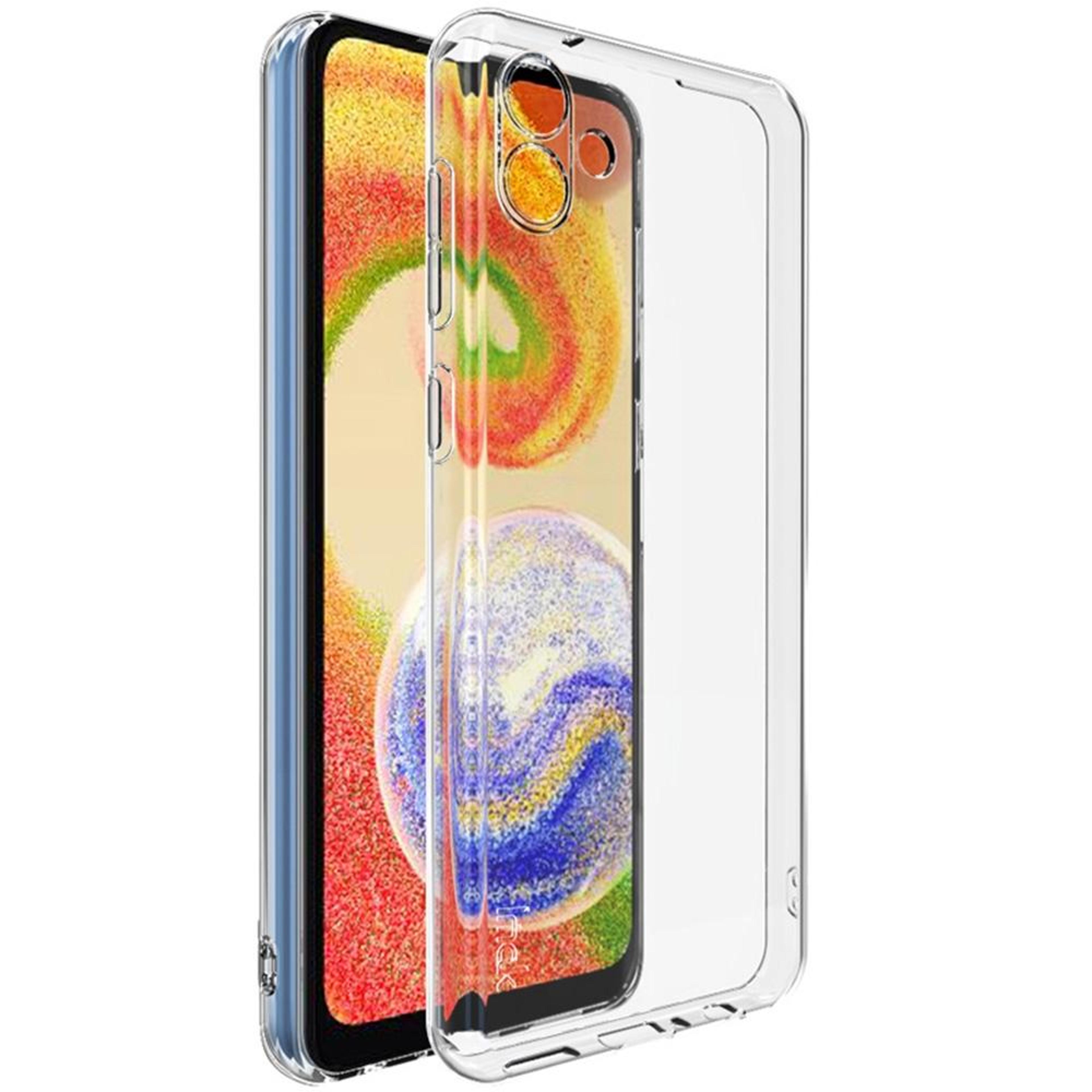 imak ux-5 samsung galaxy a04 case clear tpu shockproof protective cover with camera guard