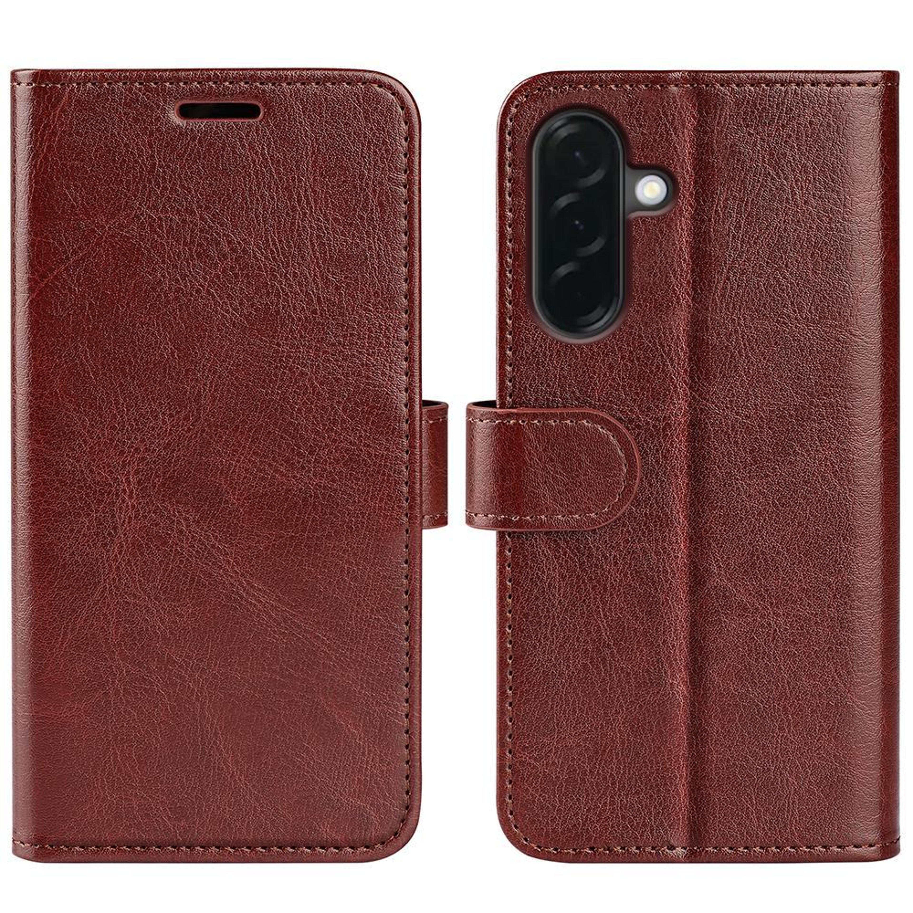r64 samsung galaxy a37 5g case wallet flip leather phone case with card holder & kickstand