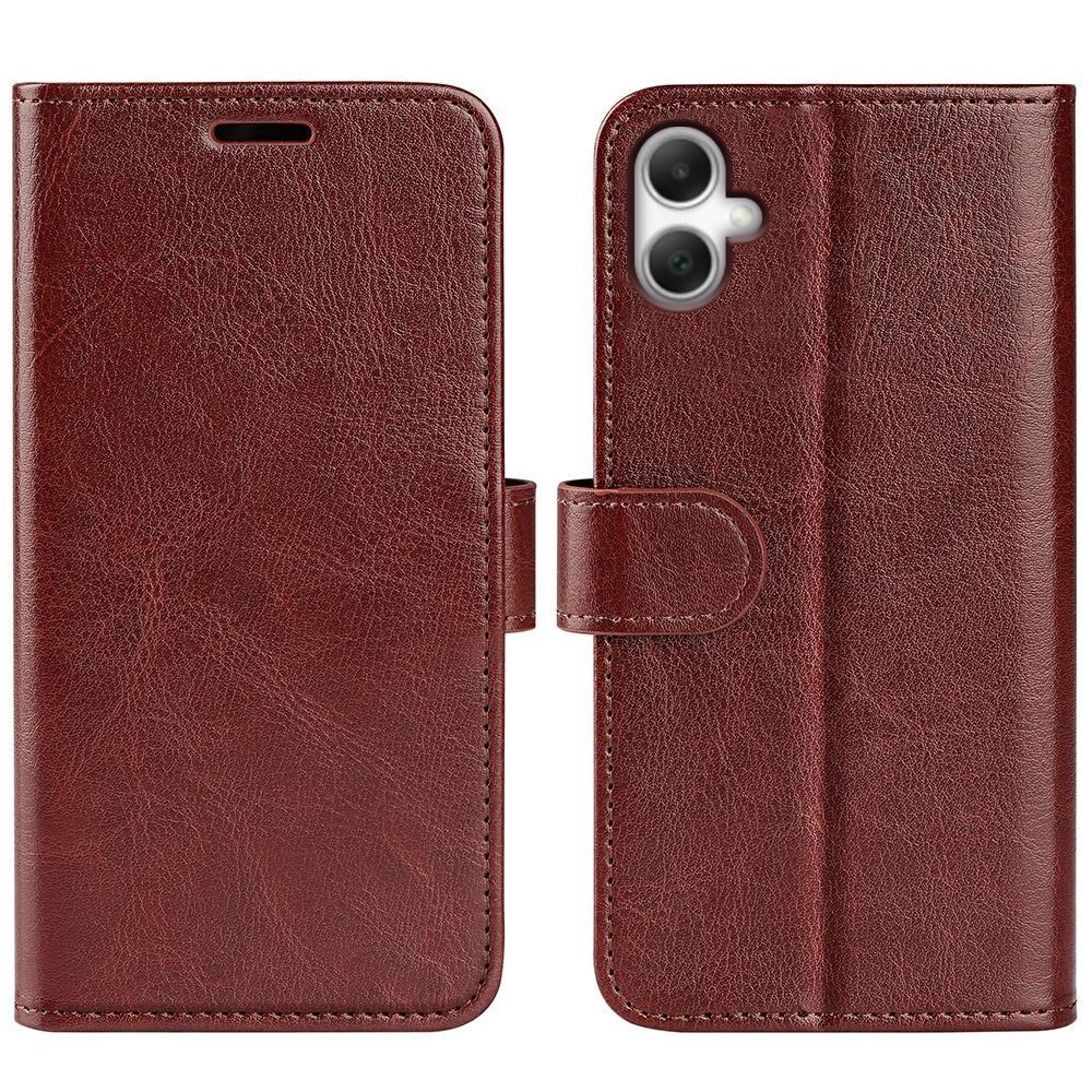 samsung galaxy a07 wallet flip leather phone case with card holder and shockproof protection