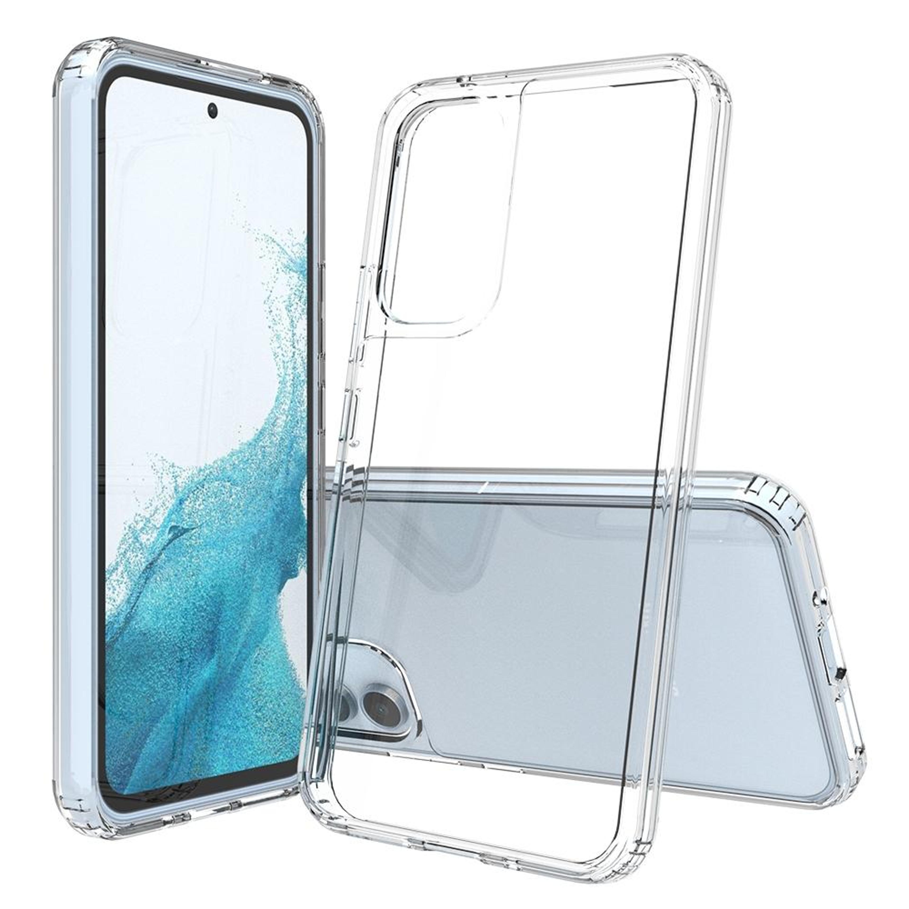 samsung galaxy a54 5g clear shockproof tpu acrylic case with scratch resistant protection