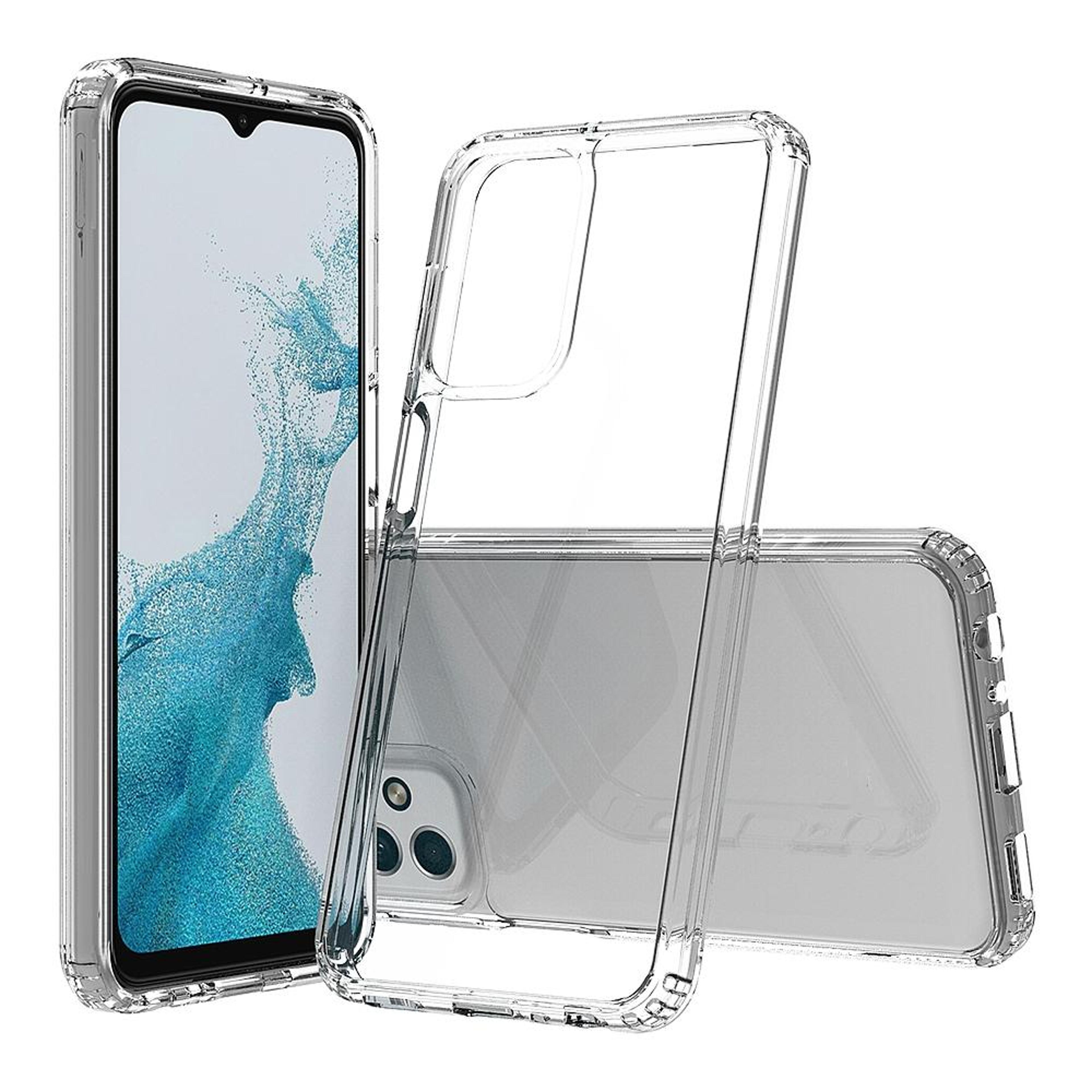 samsung galaxy a23 clear shockproof tpu acrylic phone case scratch resistant protective cover