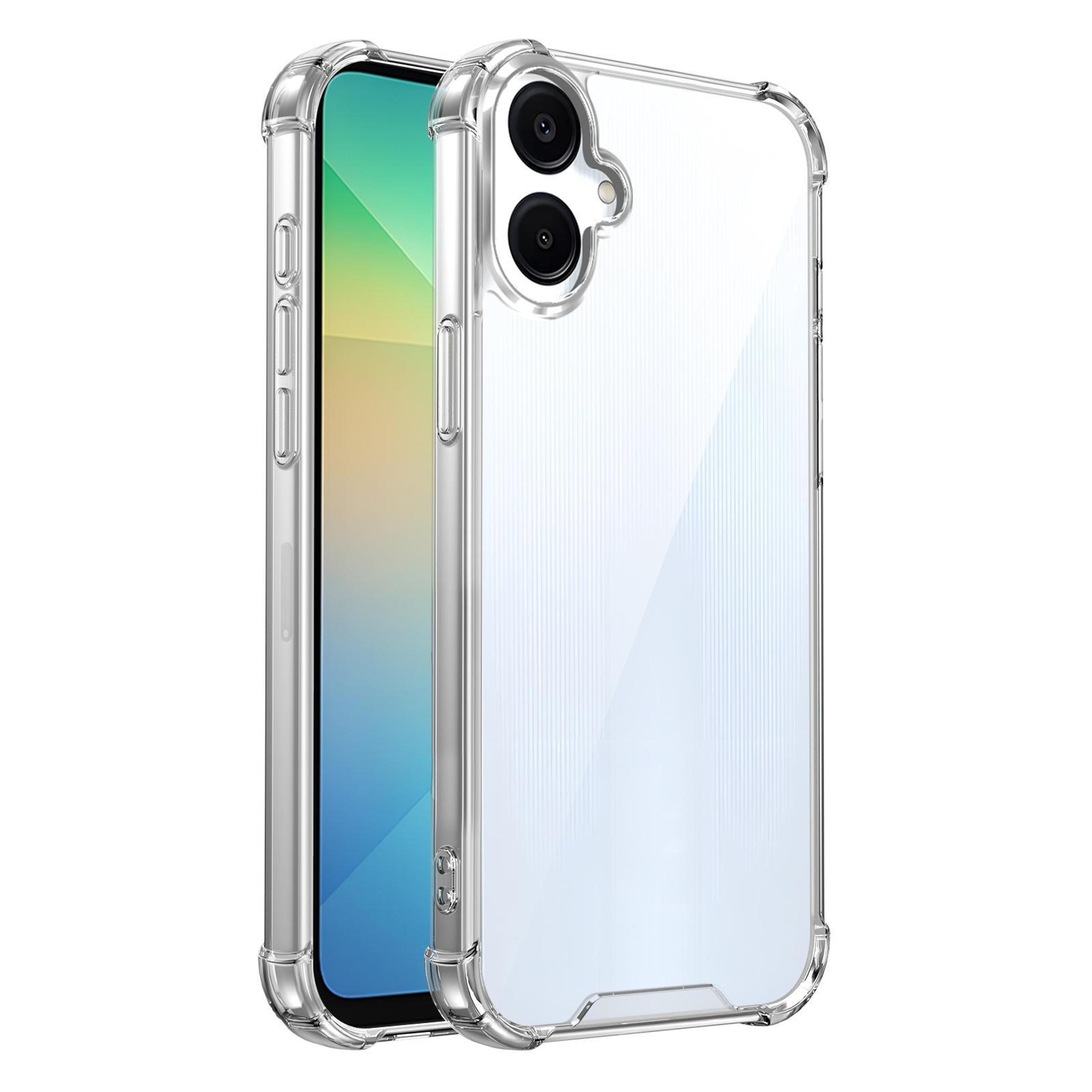 samsung galaxy a06 4g/5g shockproof phone case clear acrylic tpu protective cover