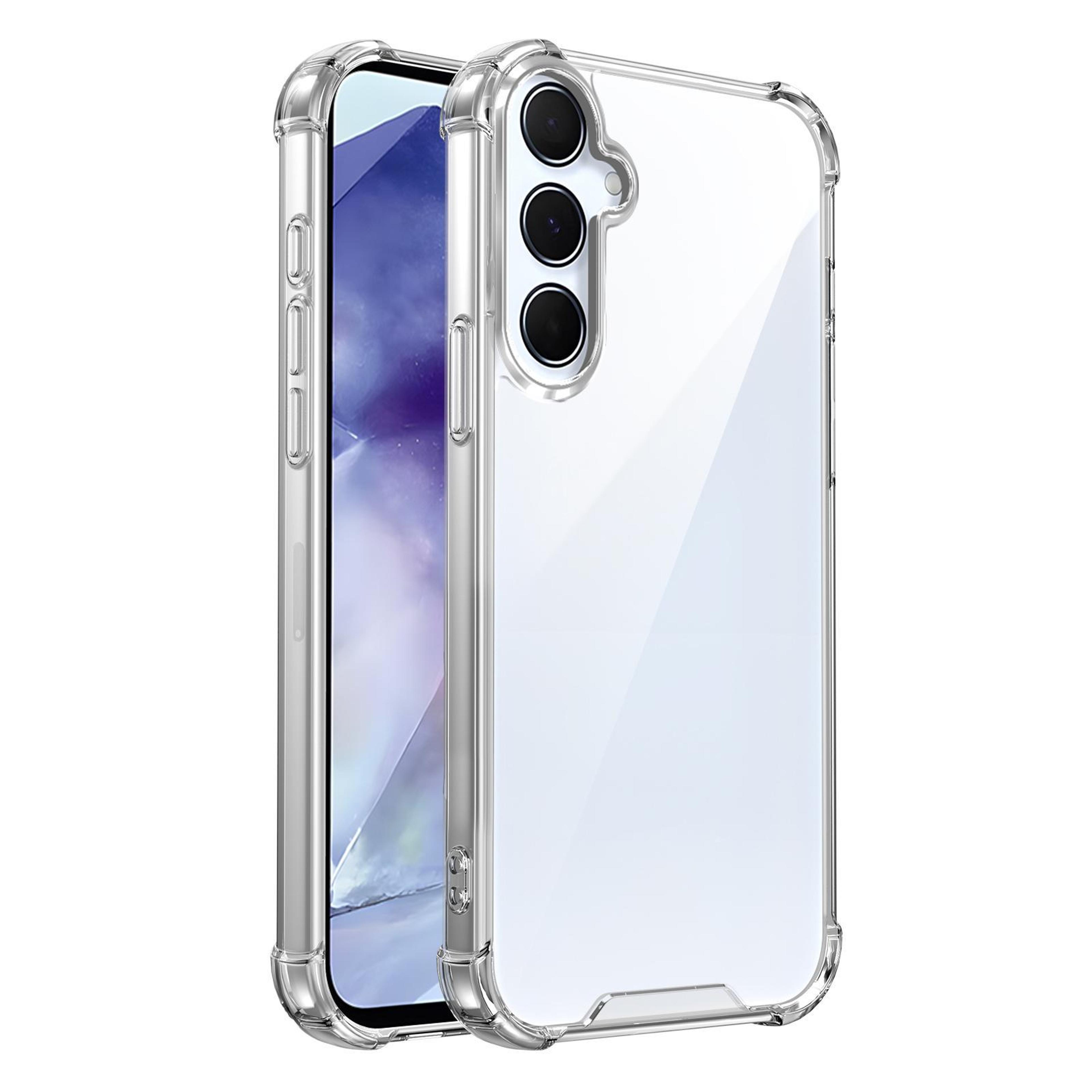 samsung galaxy a35 clear shockproof phone case with tpu acrylic protective cover