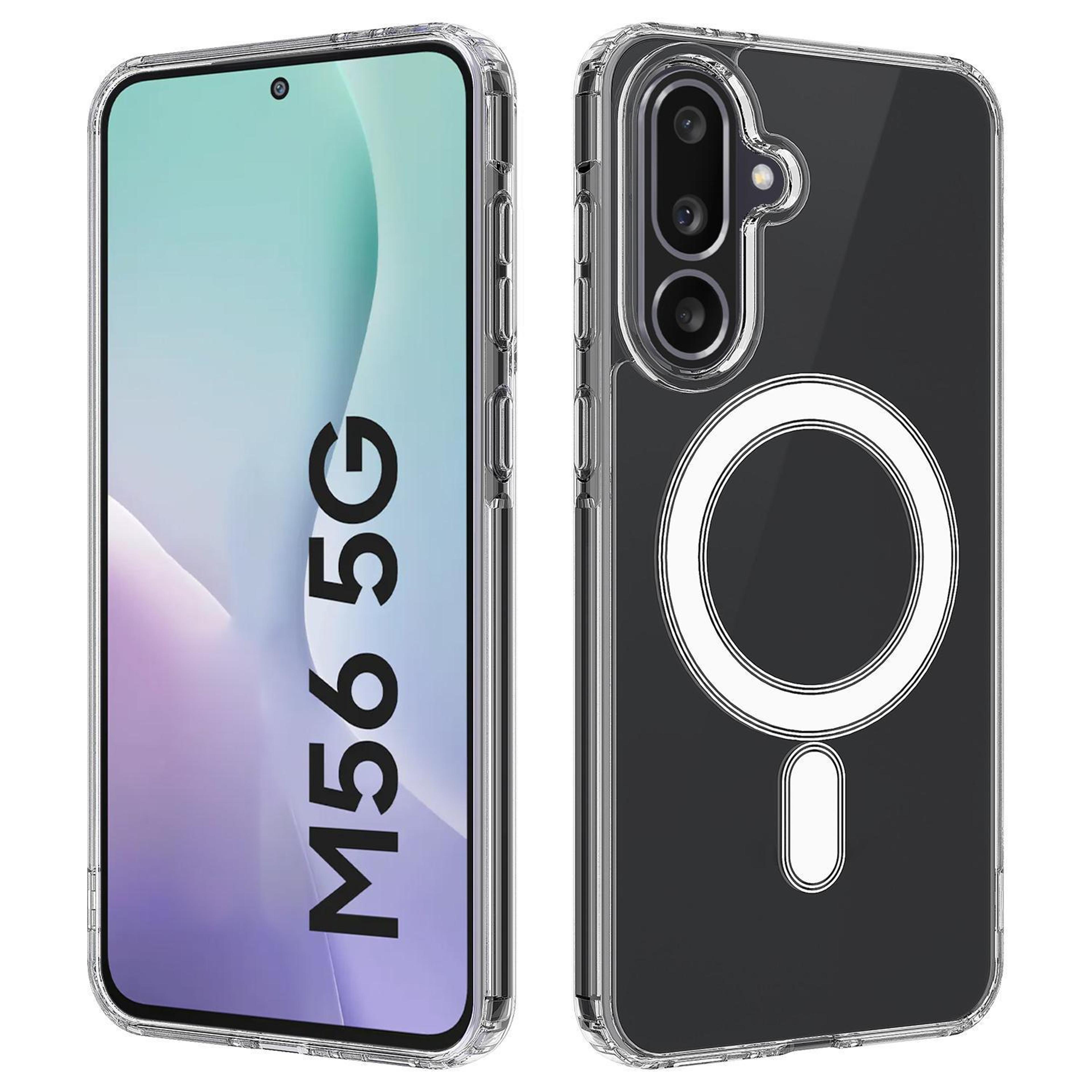 samsung galaxy m56 5g & f56 5g magsafe clear magnetic tpu acrylic protective case