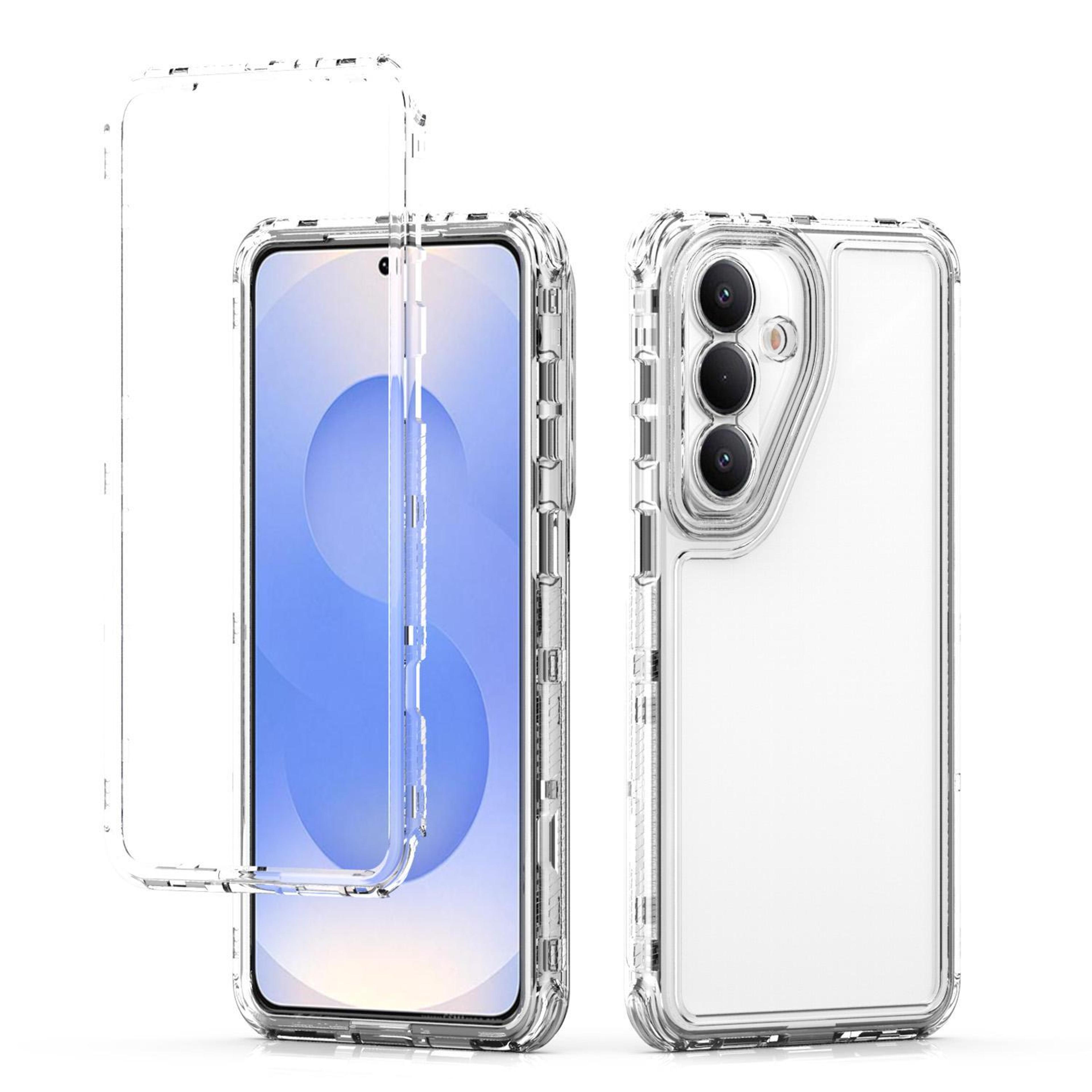 samsung galaxy s26 plus clear phone case with acrylic back shockproof transparent protective cover