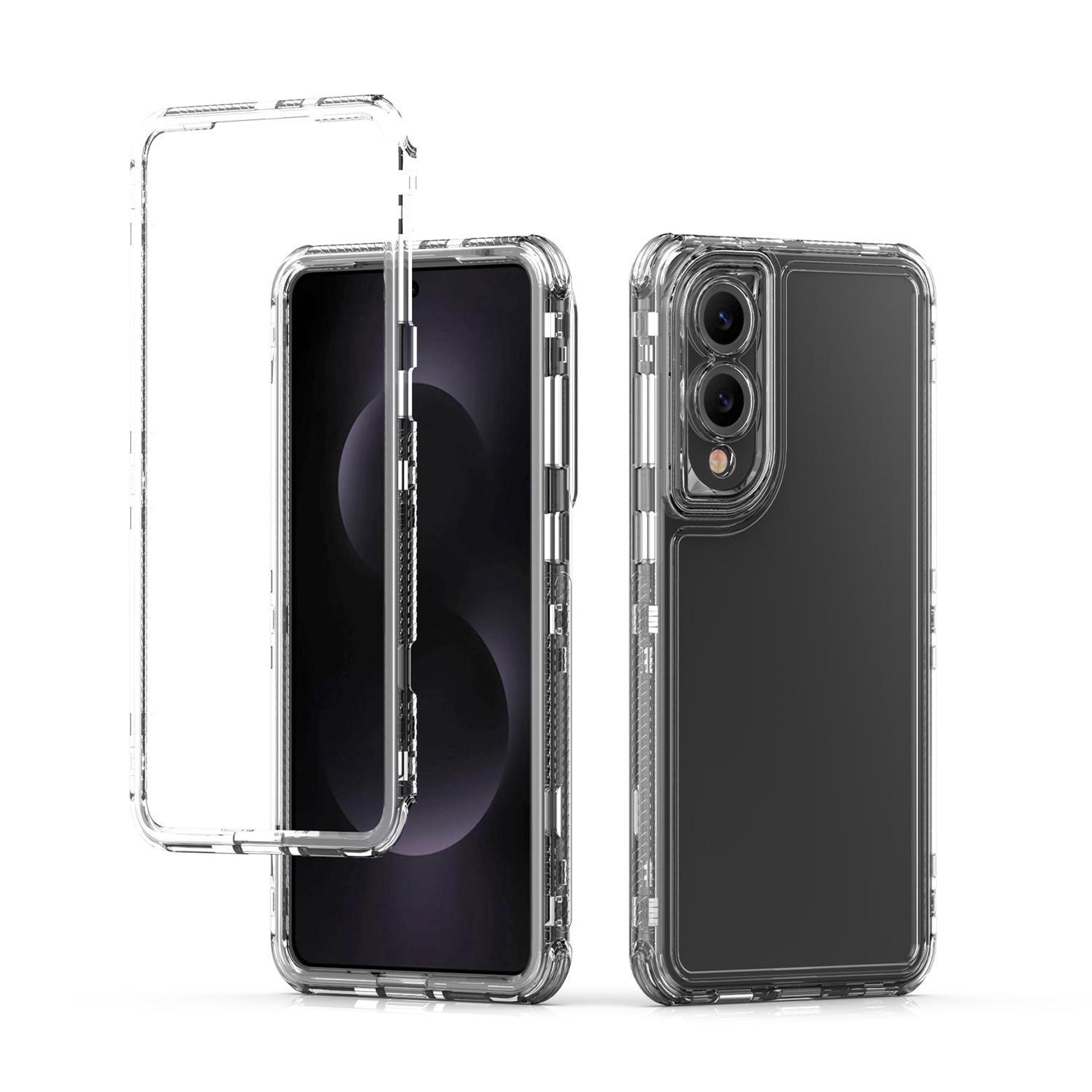 samsung galaxy s25 edge clear acrylic phone case shockproof transparent protective cover