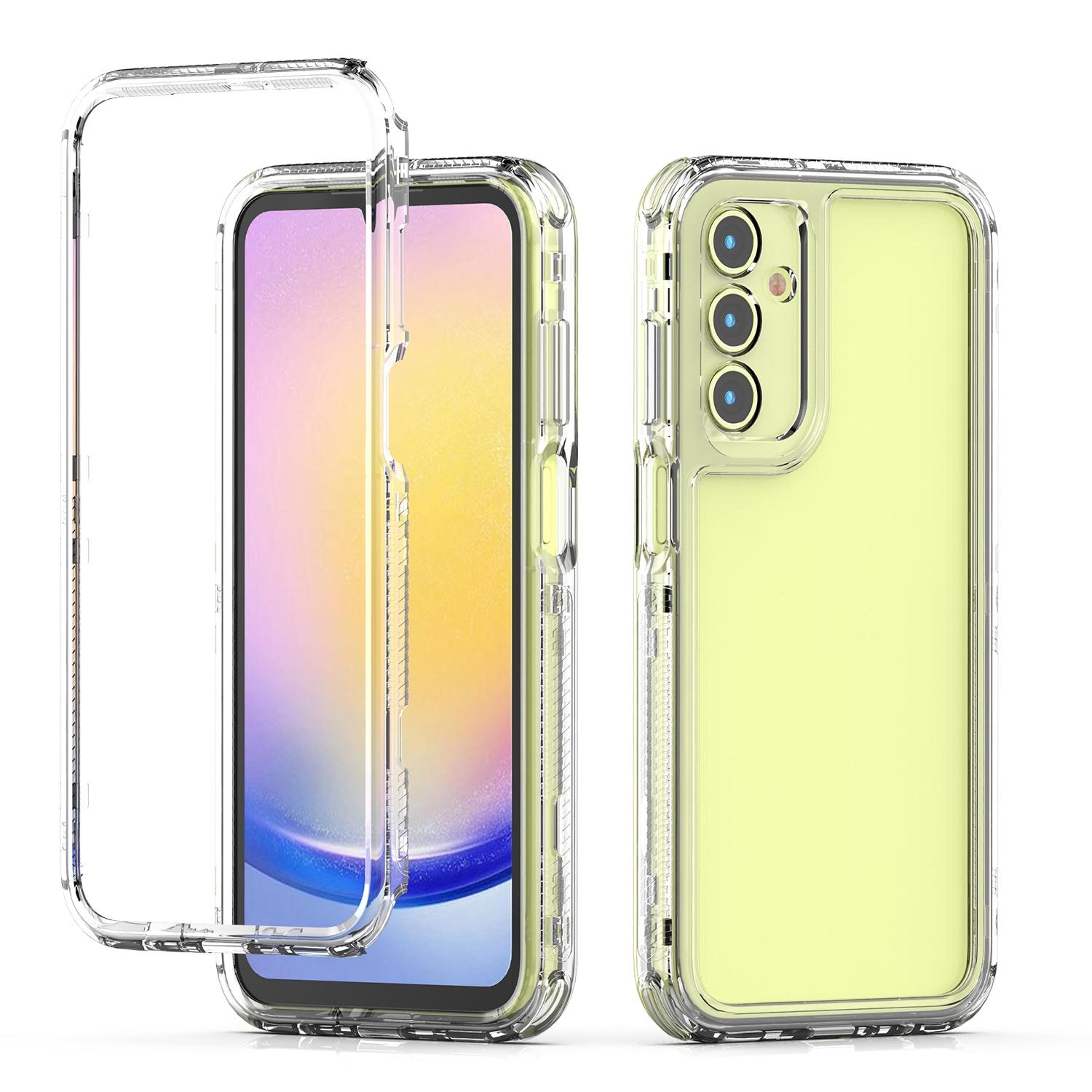 samsung galaxy a25 clear phone case transparent shockproof protective cover