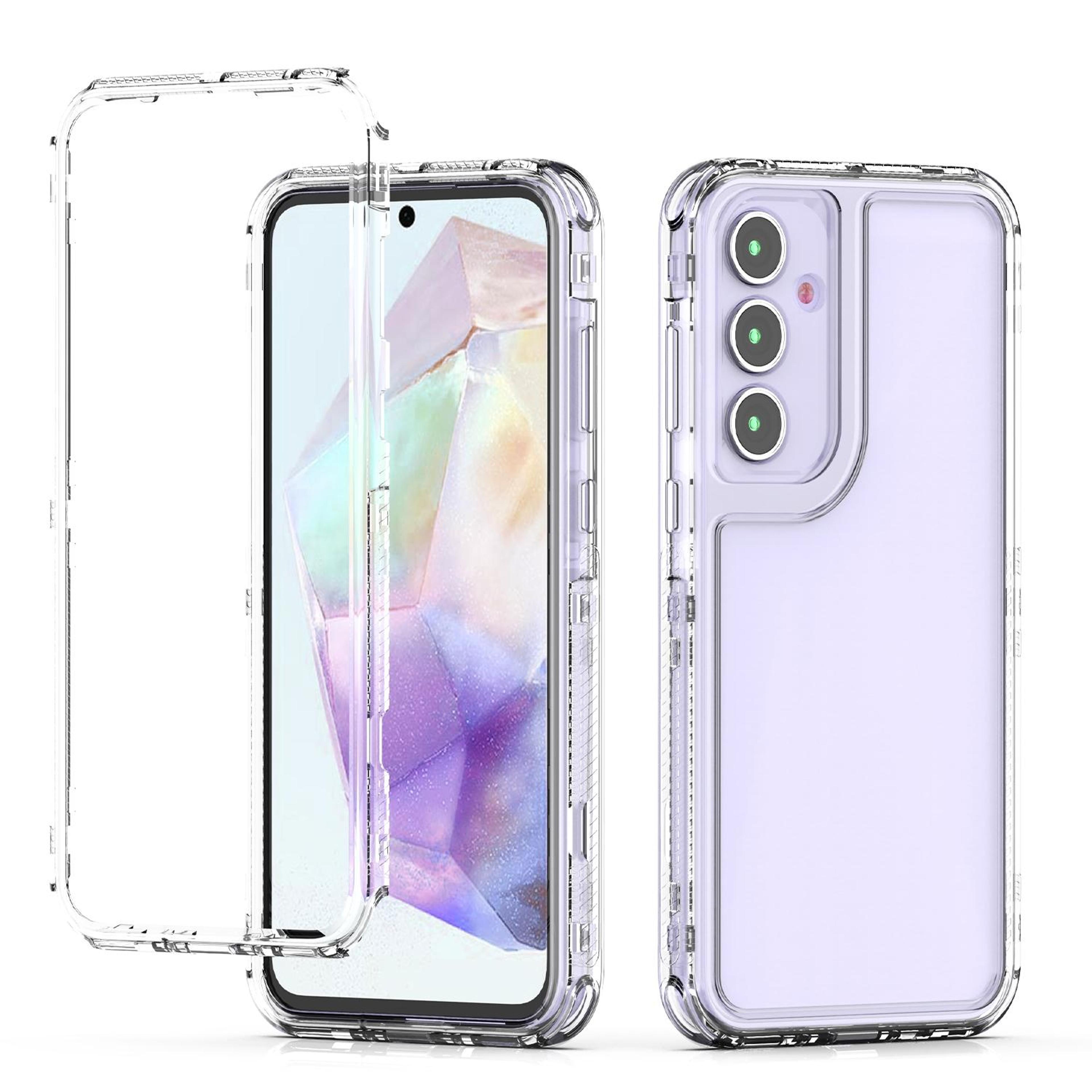 samsung galaxy s24 fe clear phone case shockproof transparent acrylic cover