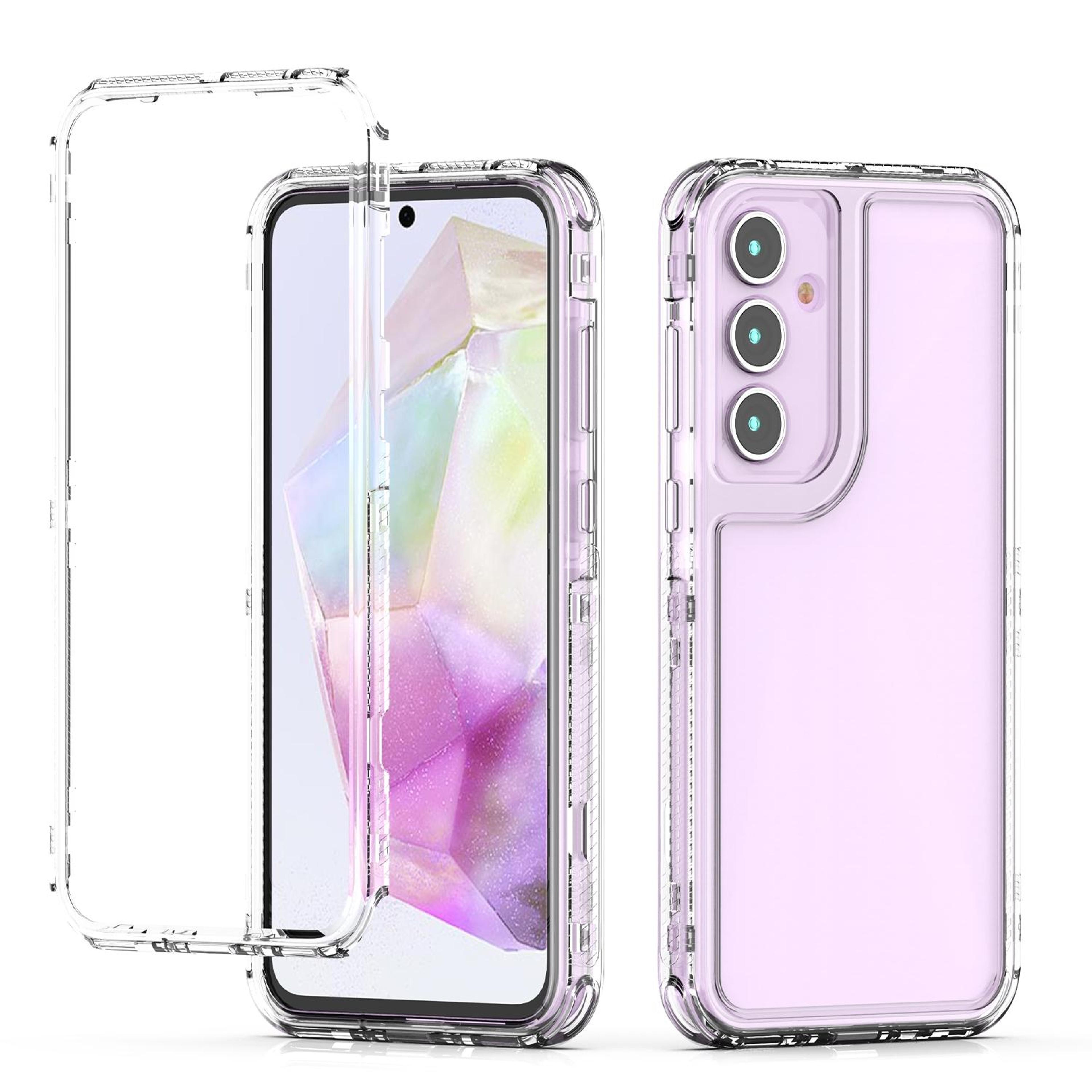 samsung galaxy a35 case clear acrylic shockproof transparent phone cover