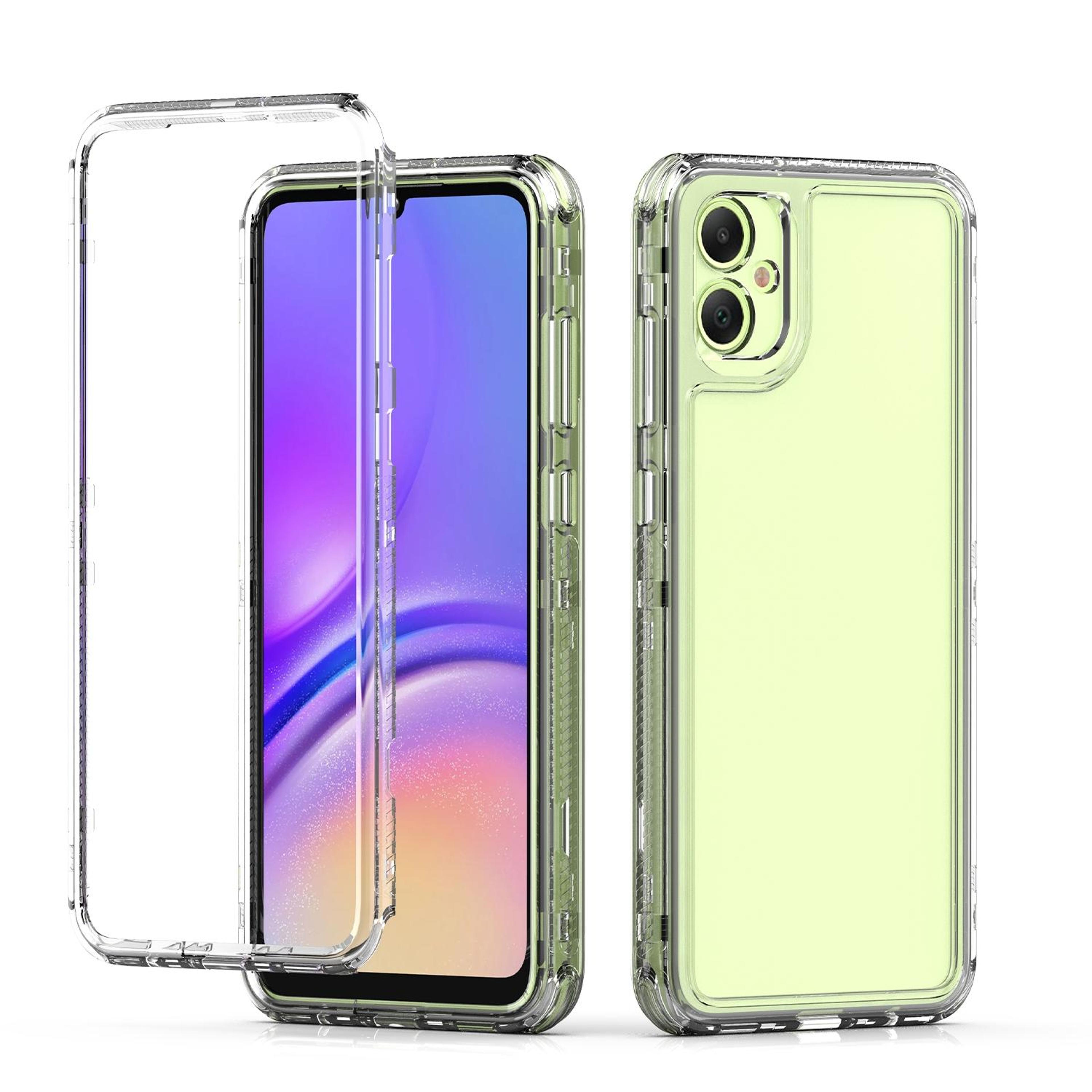 samsung galaxy a05 clear acrylic phone case shockproof transparent protective cover