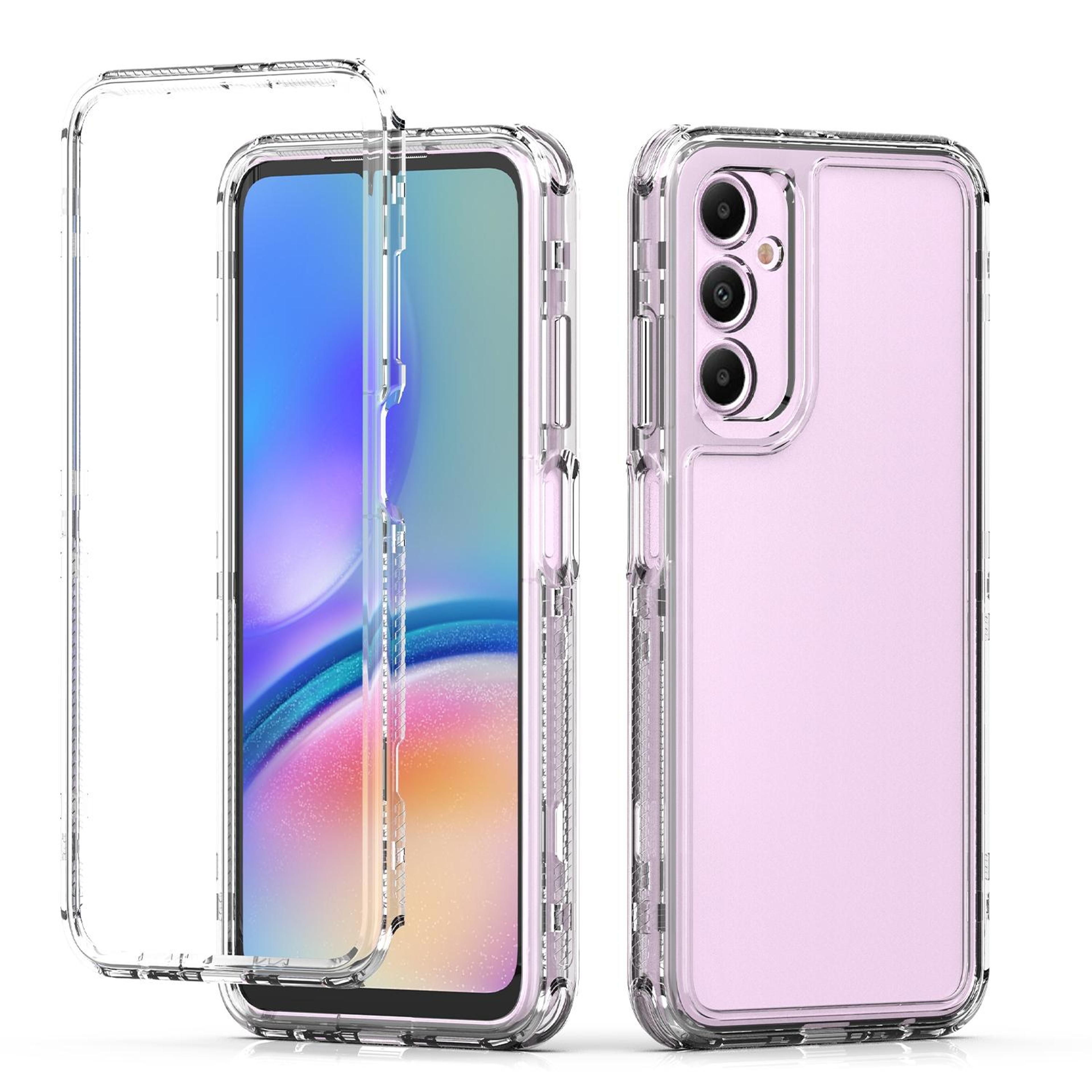 samsung galaxy a05s clear phone case with transparent acrylic back shockproof protective cover