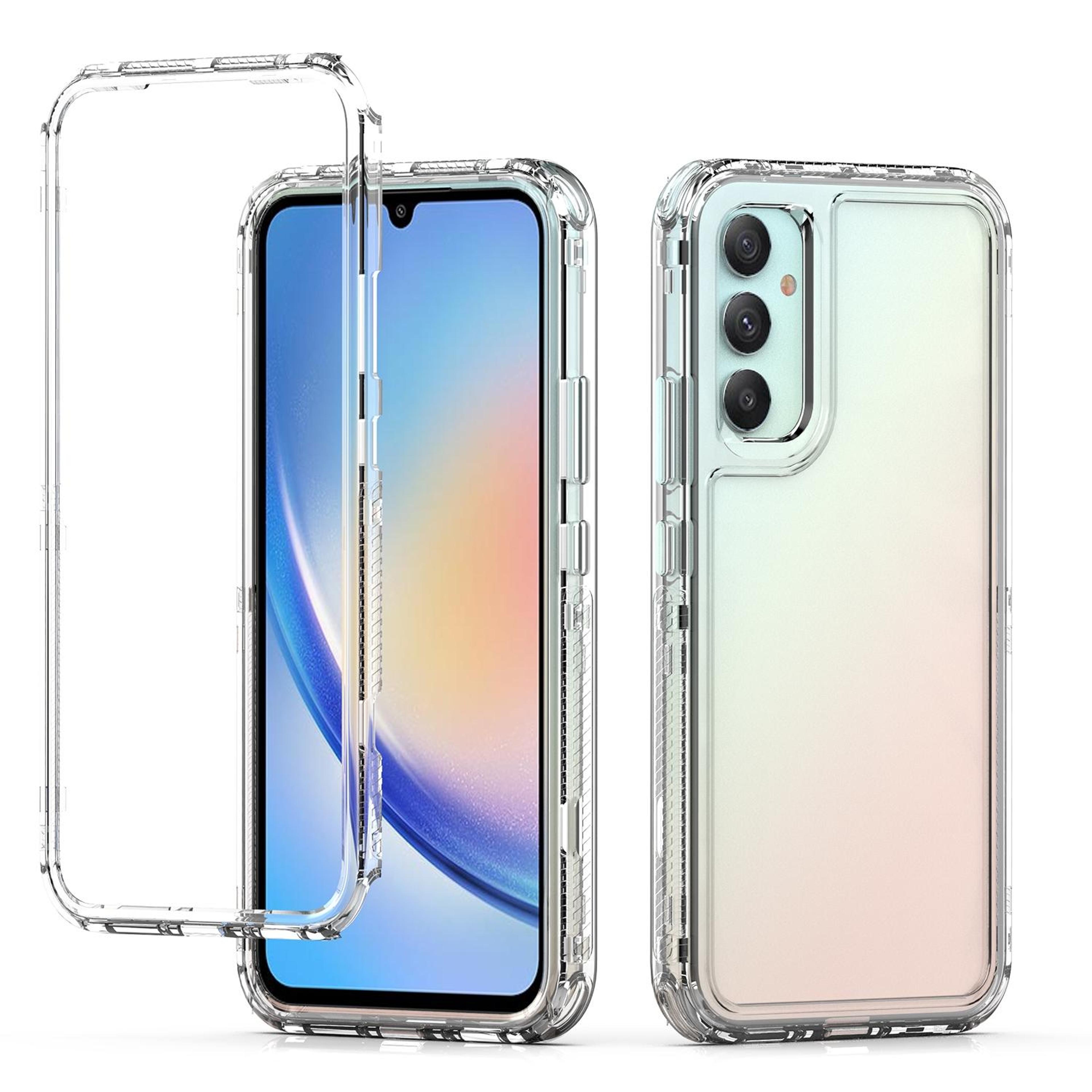 samsung galaxy a34 5g case clear phone cover slim protective transparent acrylic back