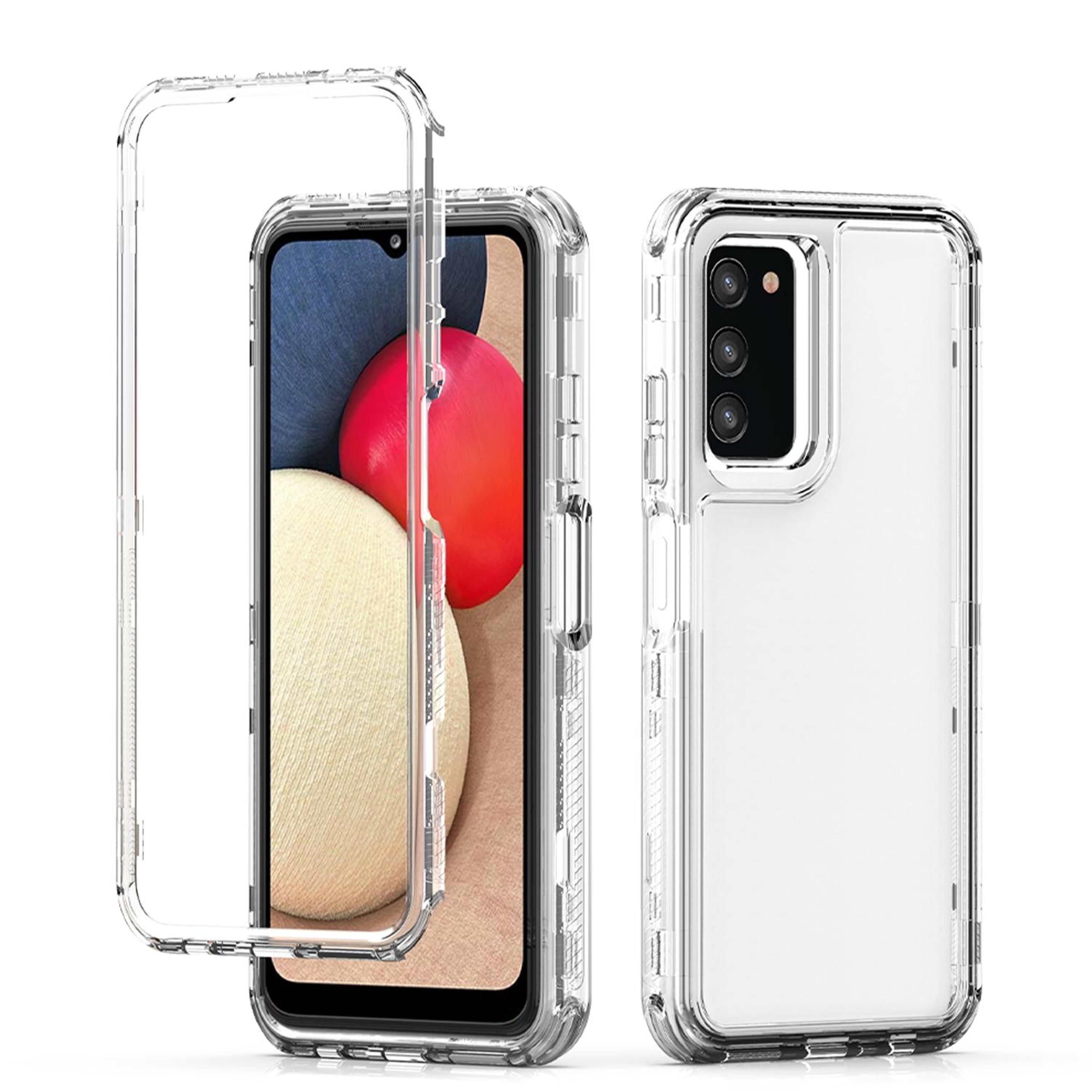 crystal clear samsung galaxy a03s case slim shockproof transparent phone cover