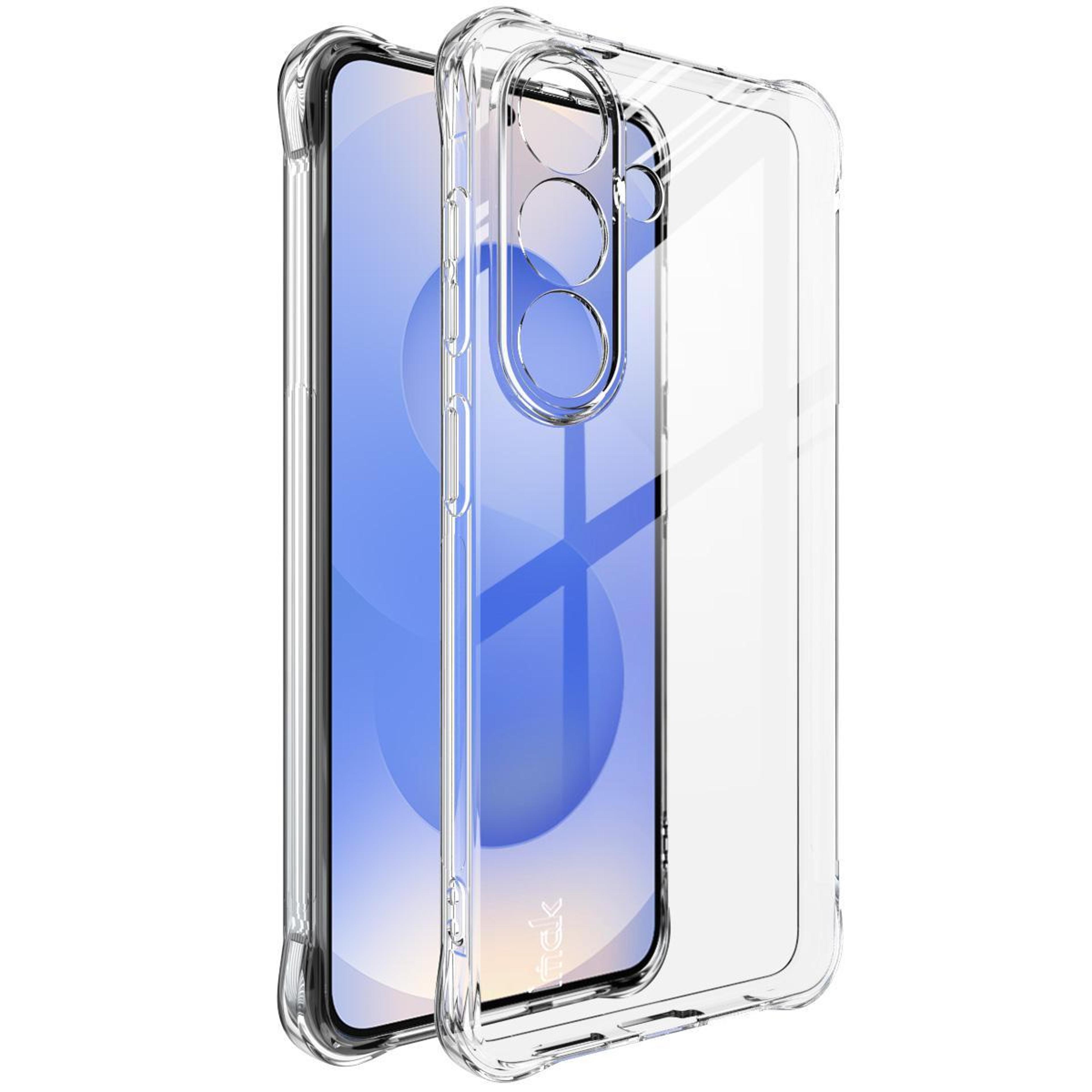 imak samsung galaxy s26 case shockproof clear tpu phone case with airbag corners & camera protection