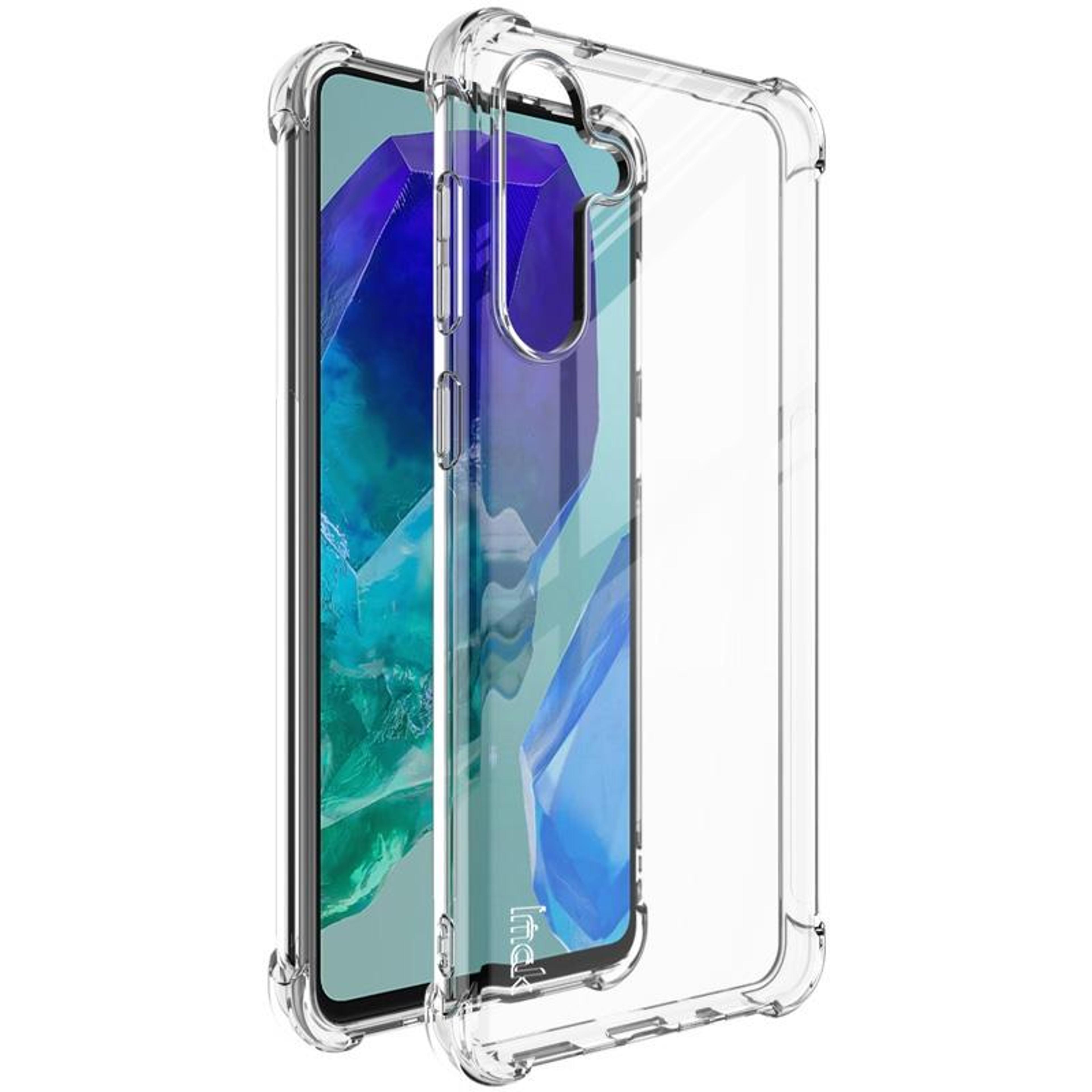 imak samsung galaxy m55 5g case shockproof tpu clear airbag protective cover