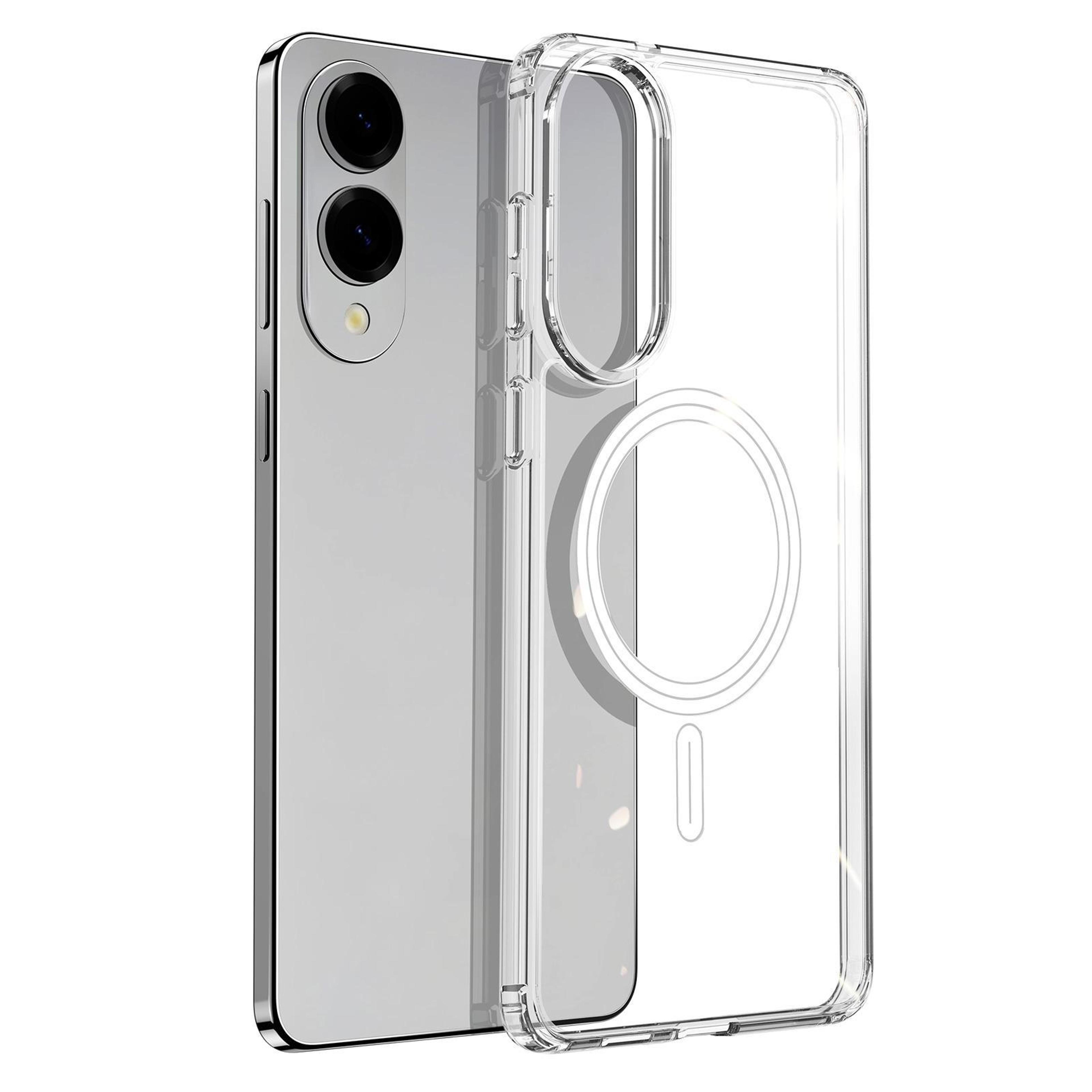 dux ducis clin magsafe clear tpu case for samsung galaxy s25 edge 5g shockproof magnetic cover
