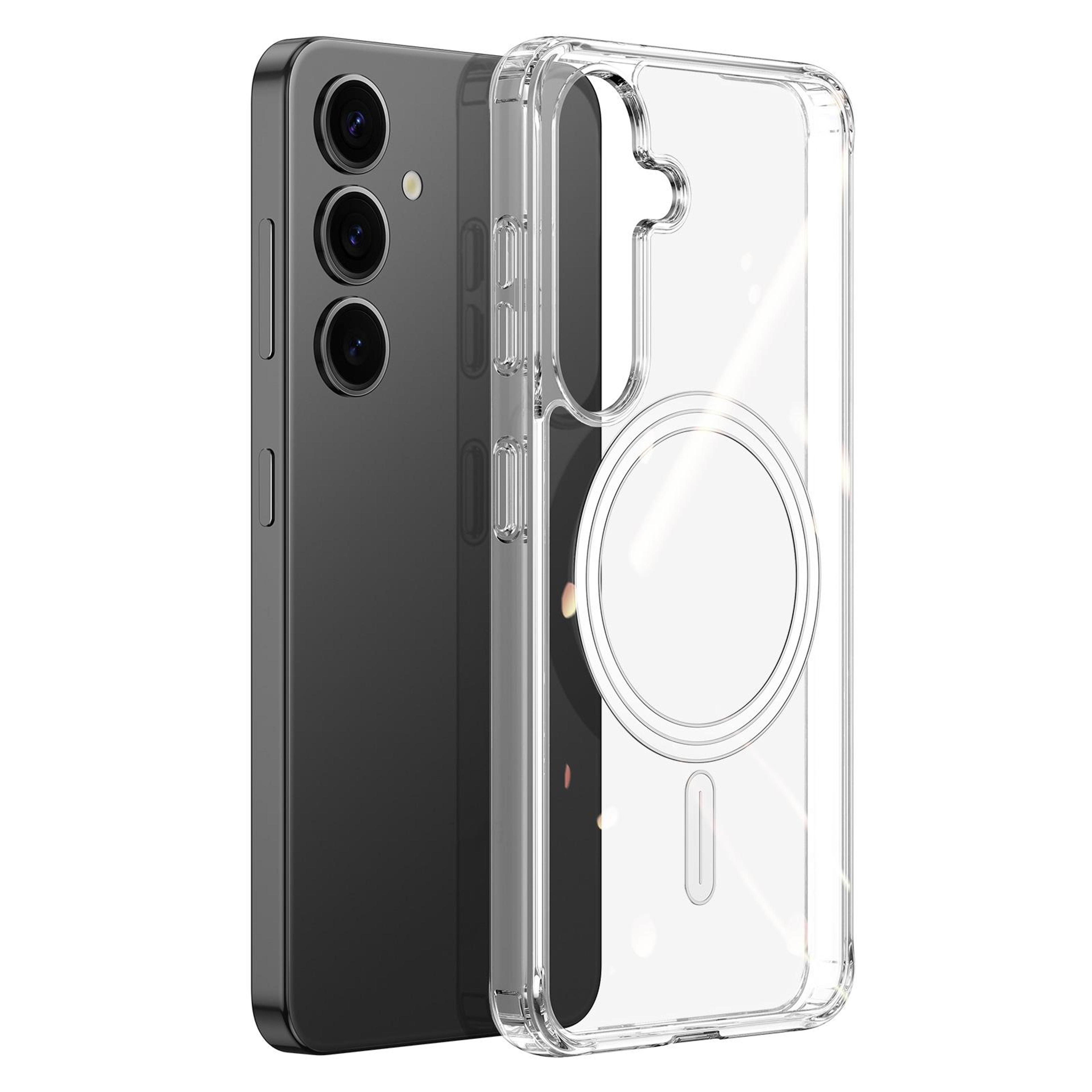 dux ducis clin mag clear samsung galaxy s25 magsafe case shockproof transparent cover