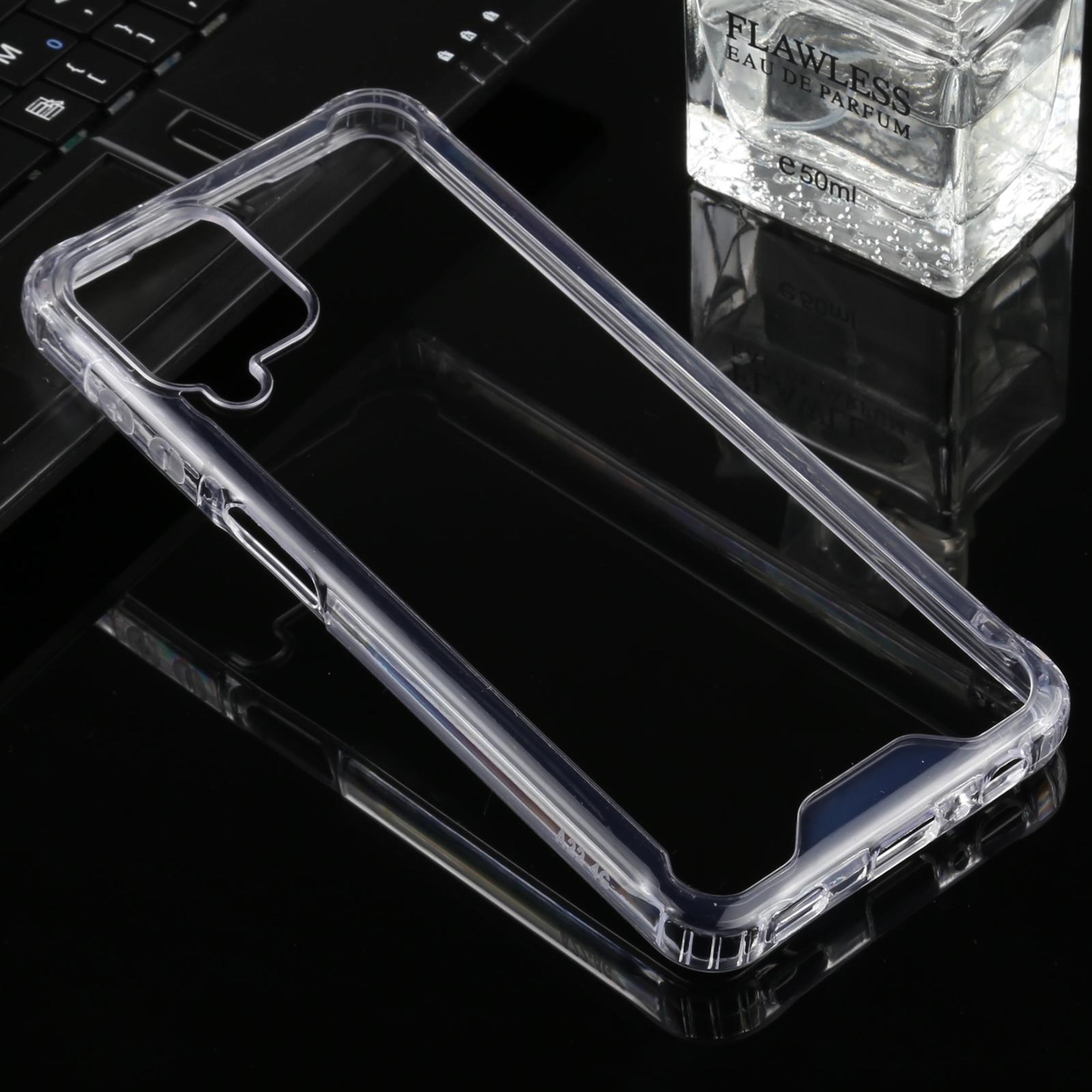 samsung galaxy a22 4g shockproof clear phone case with tpu pc hybrid protection