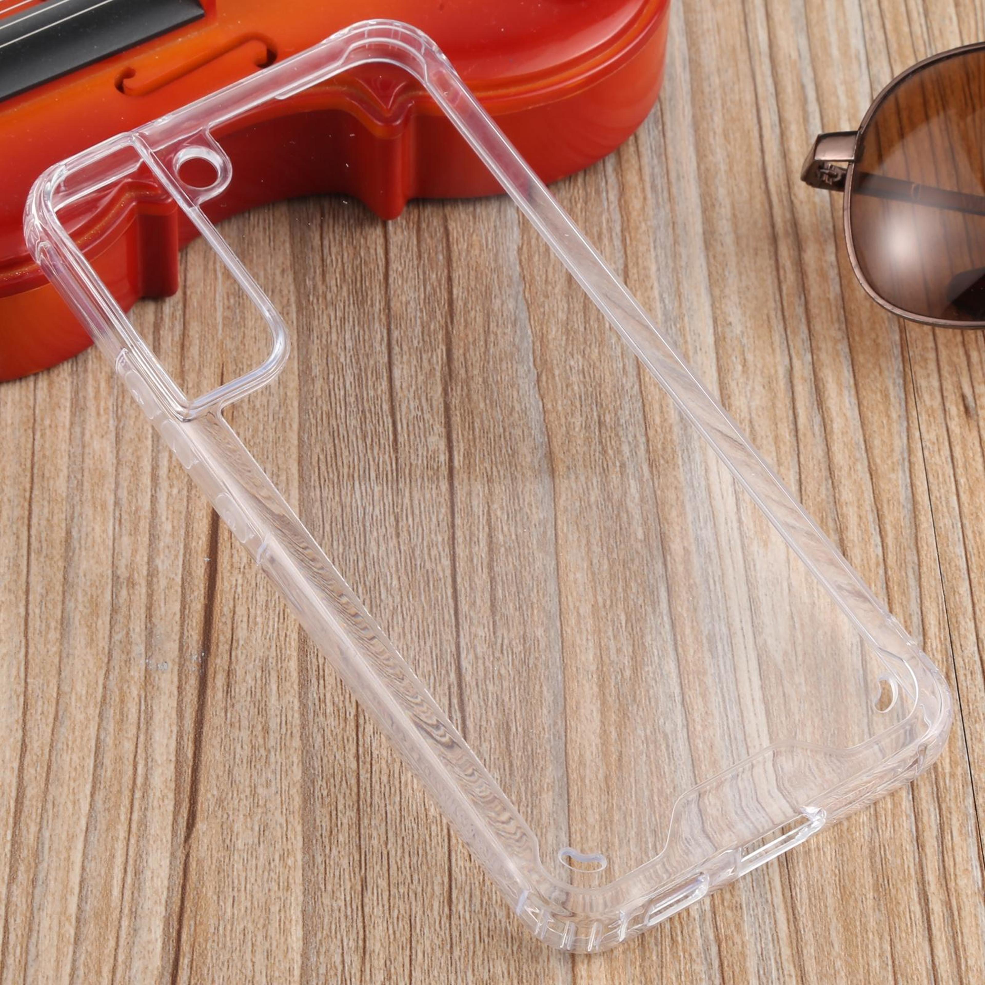 samsung galaxy s22+ 5g clear tpu pc case shockproof transparent protective cover