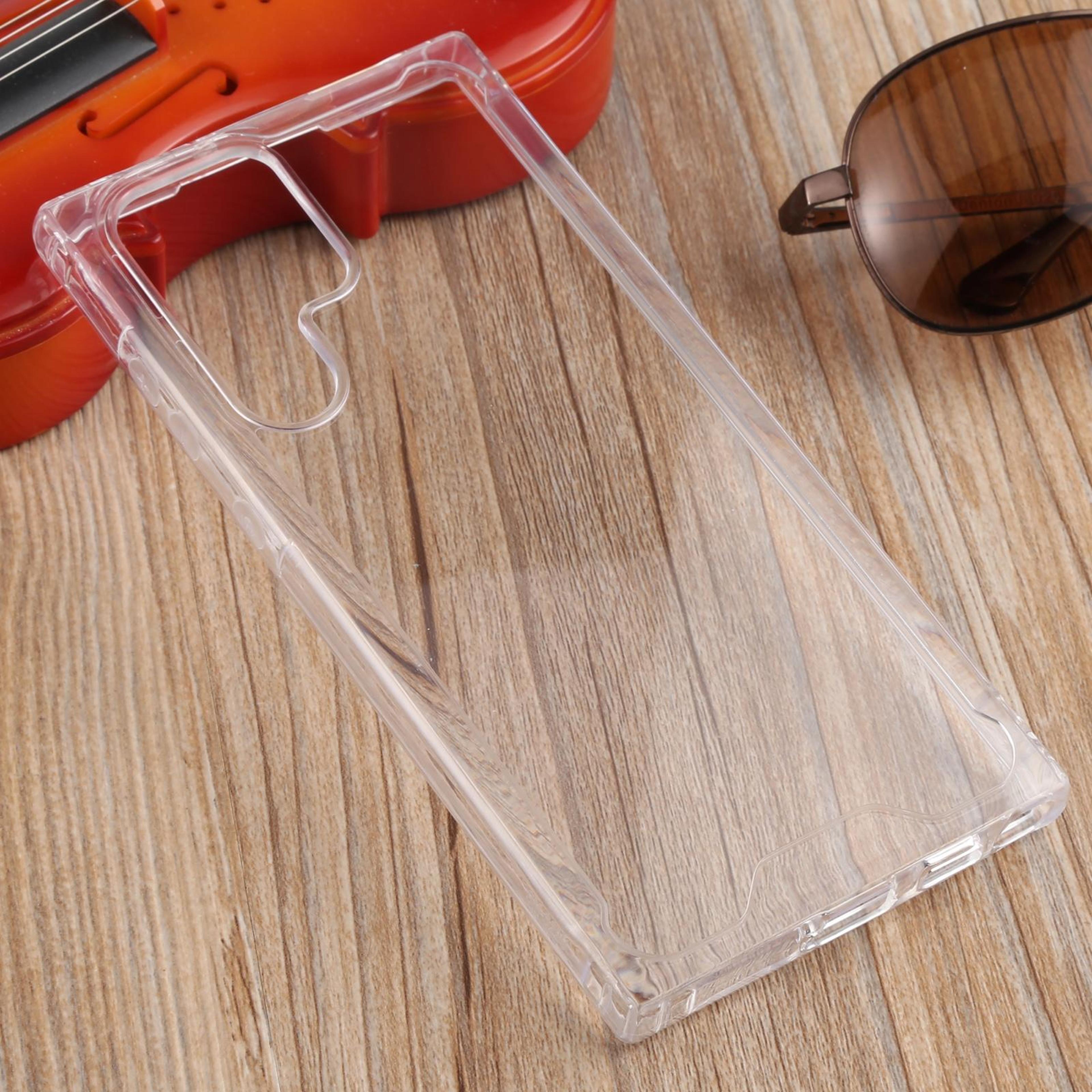 samsung galaxy s22 ultra shockproof clear phone case with tpu pc hybrid protection