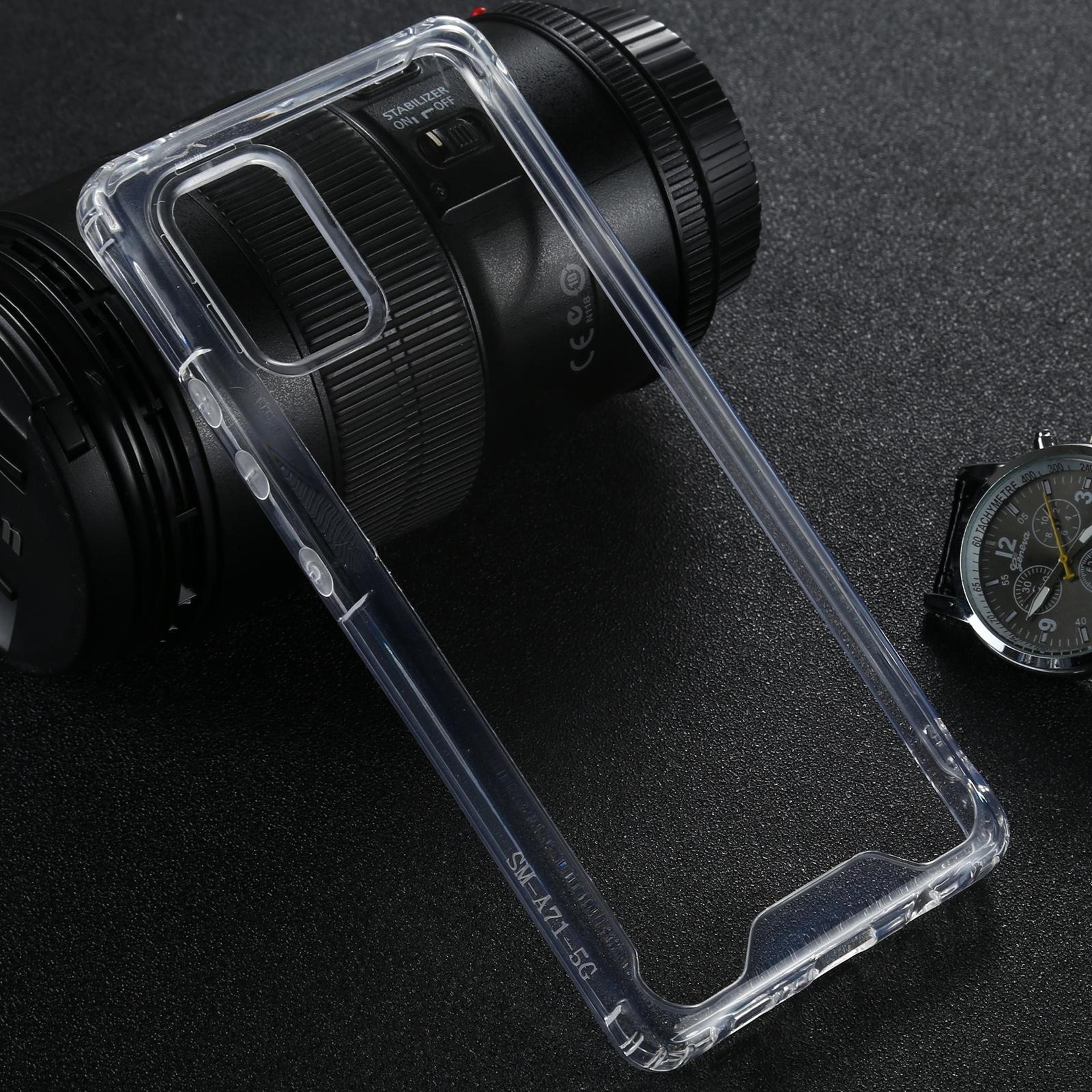 samsung galaxy a71 5g clear shockproof protective case with transparent tpu pc hybrid cover