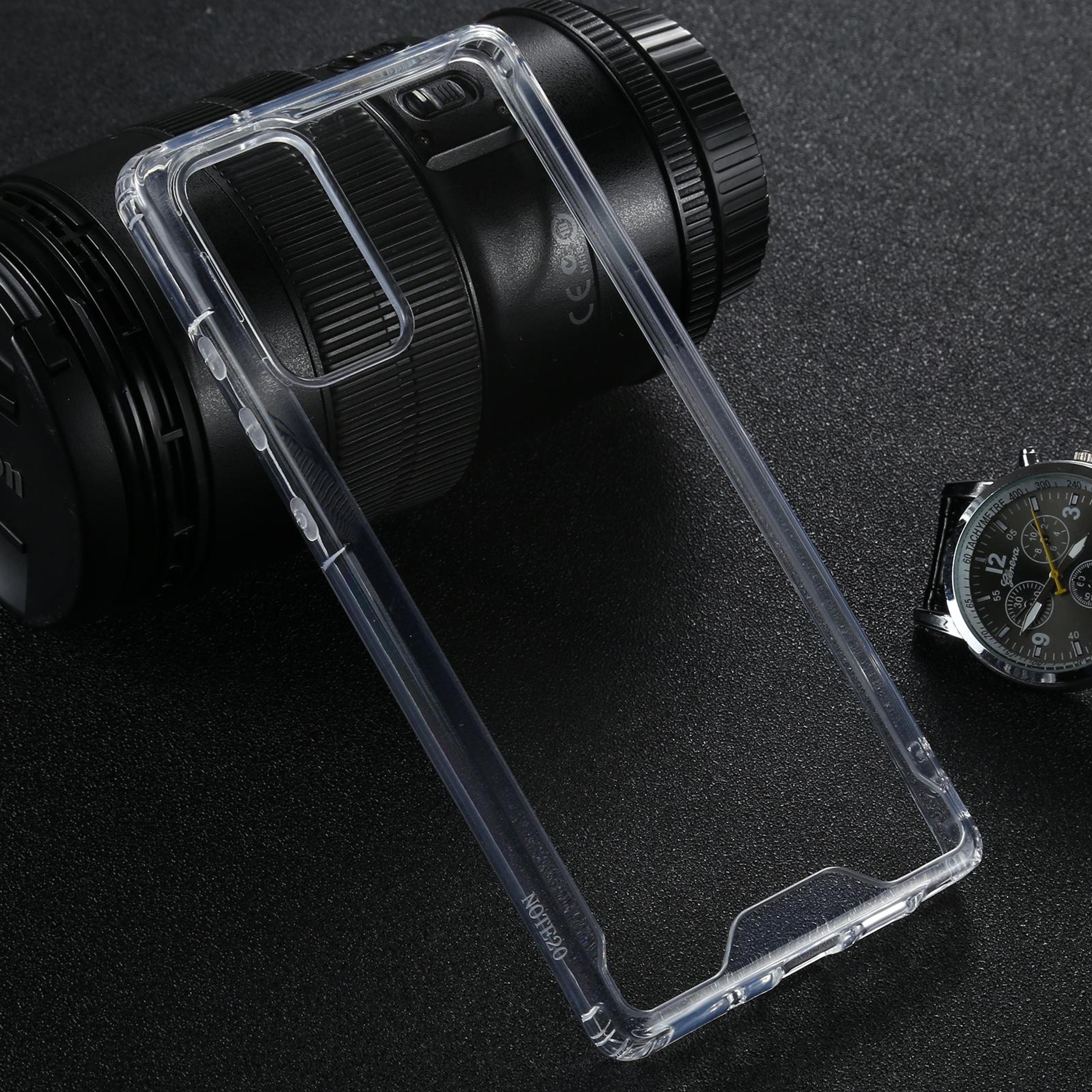 samsung galaxy note20 shockproof clear protective case tpu pc hybrid transparent cover