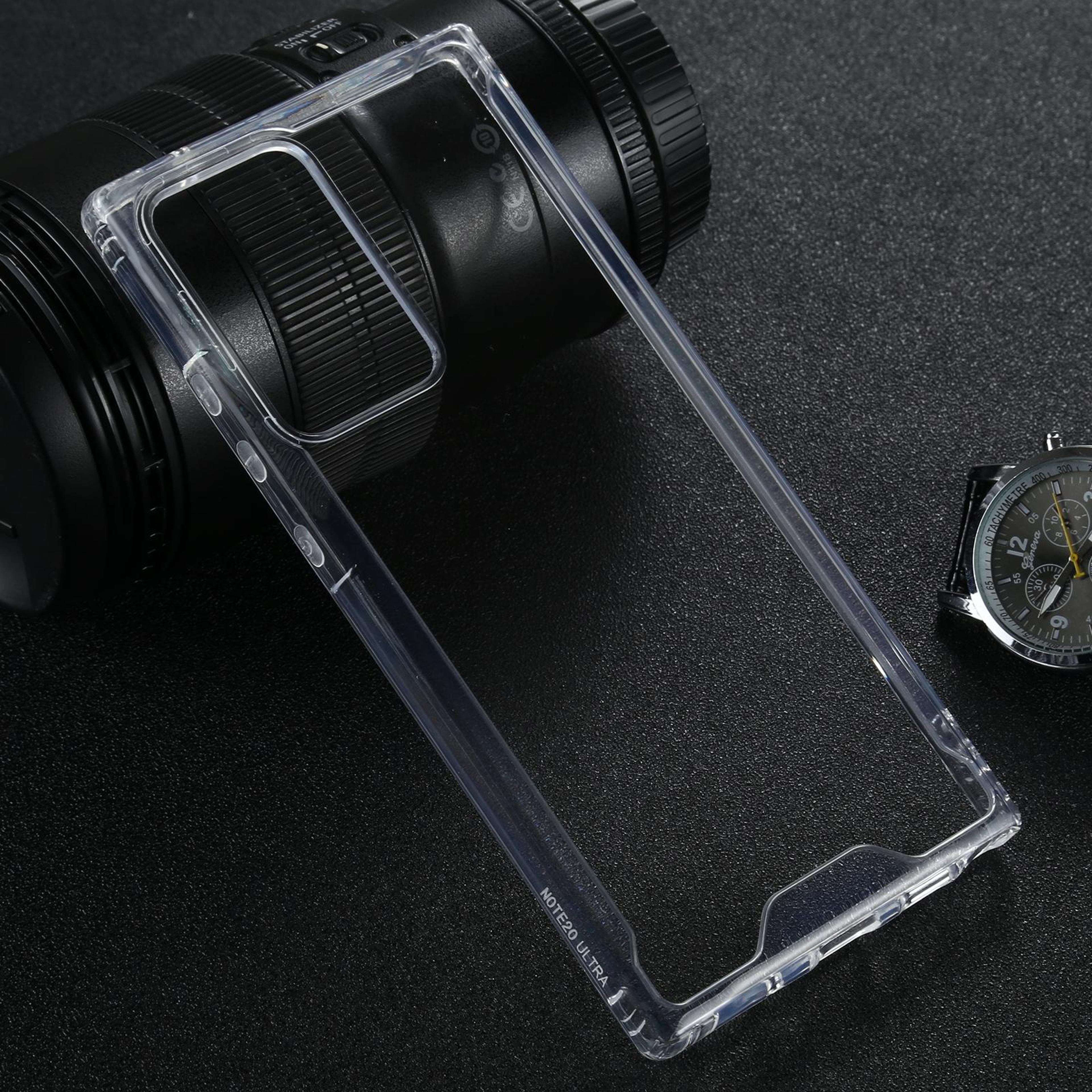 samsung galaxy note20 ultra case clear shockproof tpu + pc protective cover