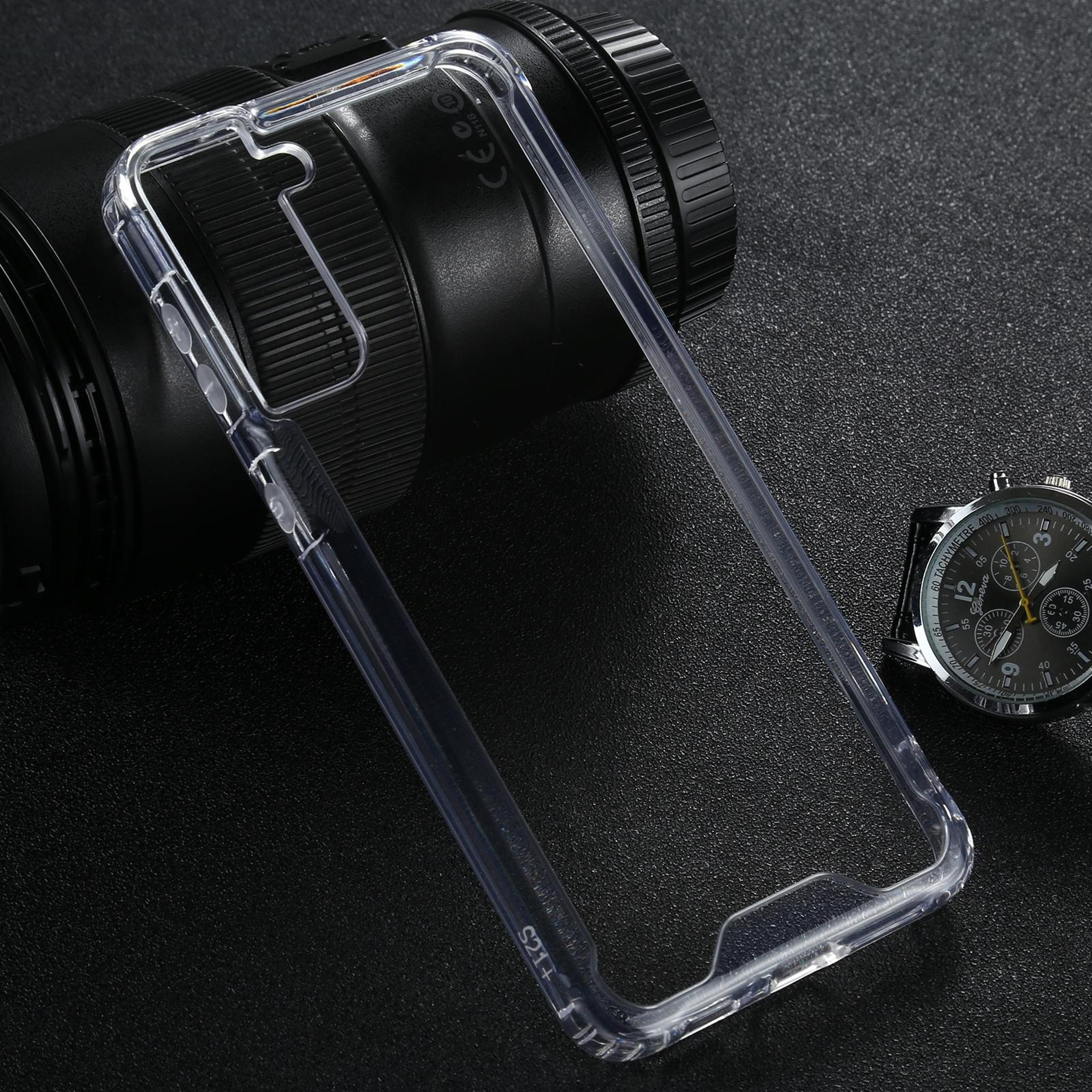 samsung galaxy s21 plus shockproof phone case clear tpu pc protective cover