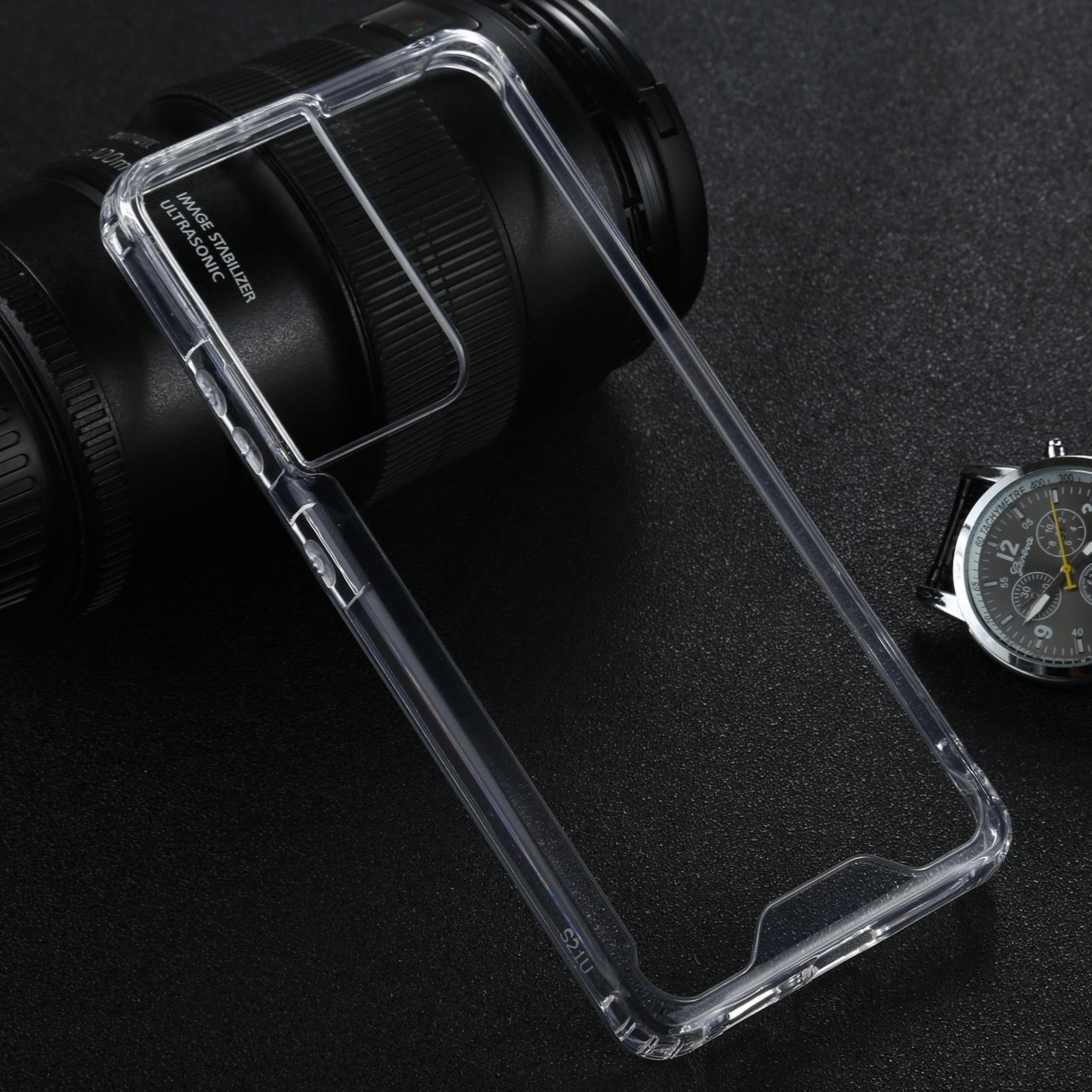 shockproof clear tpu pc case for samsung galaxy s21 ultra 5g slim protective cover