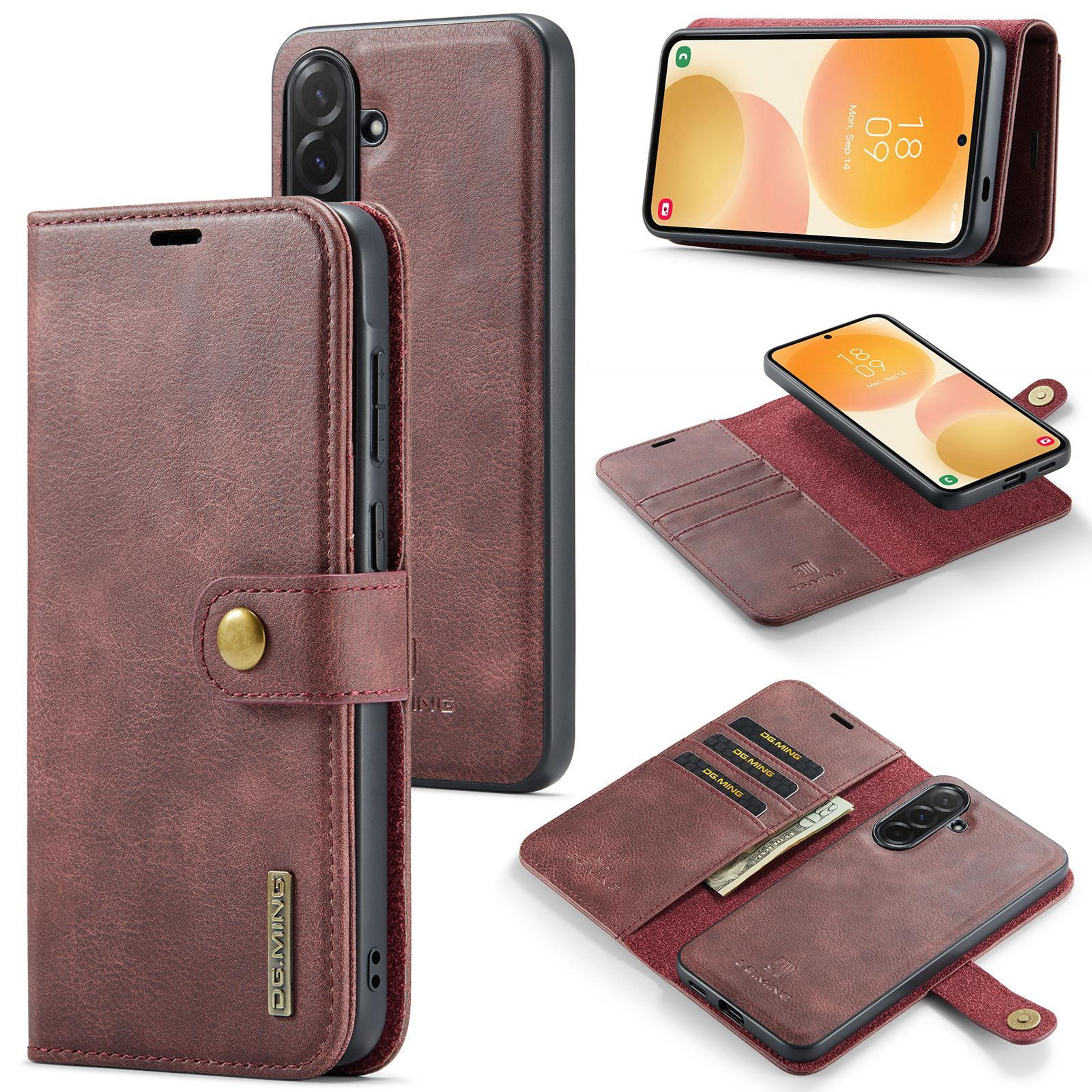 samsung galaxy a57 5g case detachable magnetic leather wallet case with stand