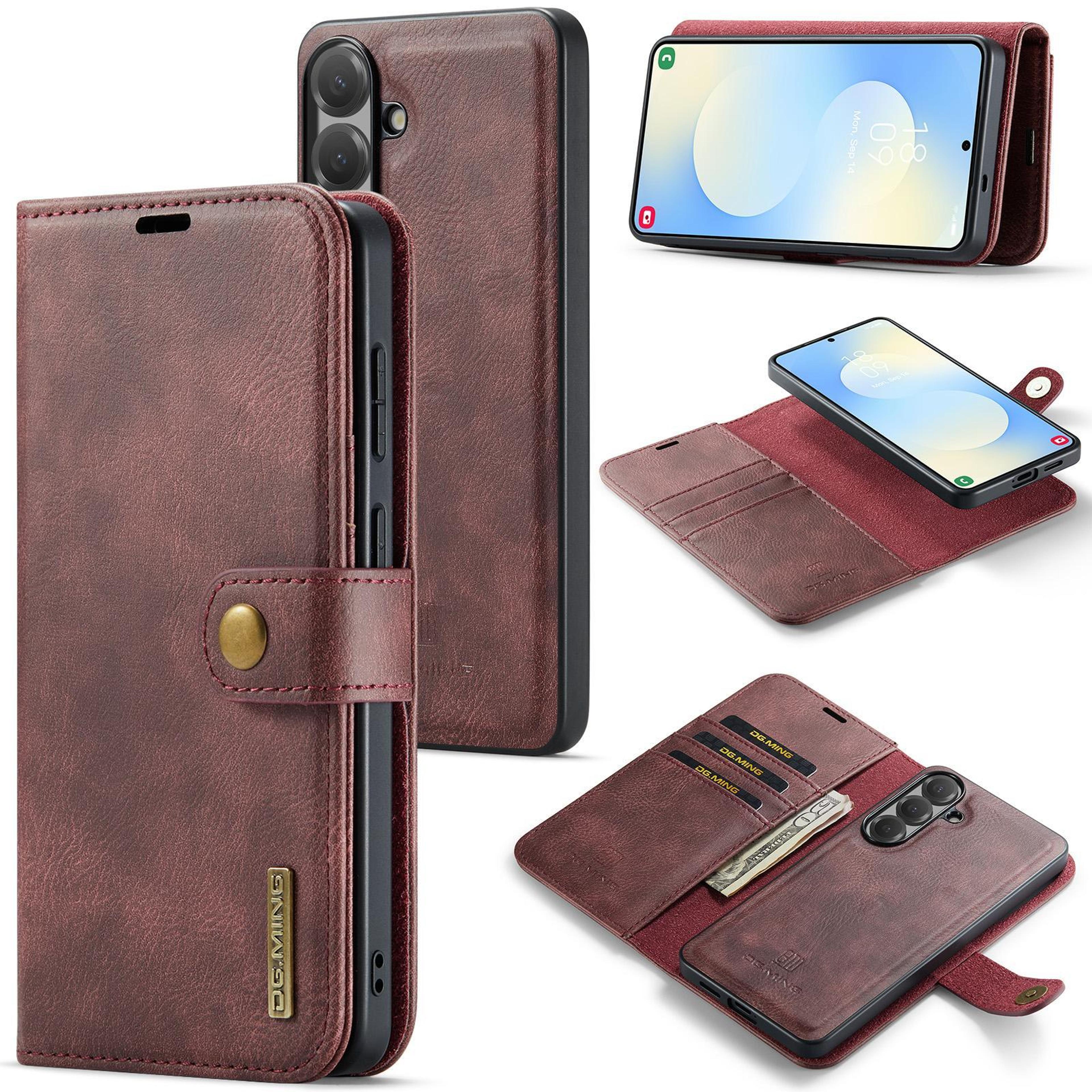 samsung galaxy s26 plus wallet case detachable magnetic leather stand cover