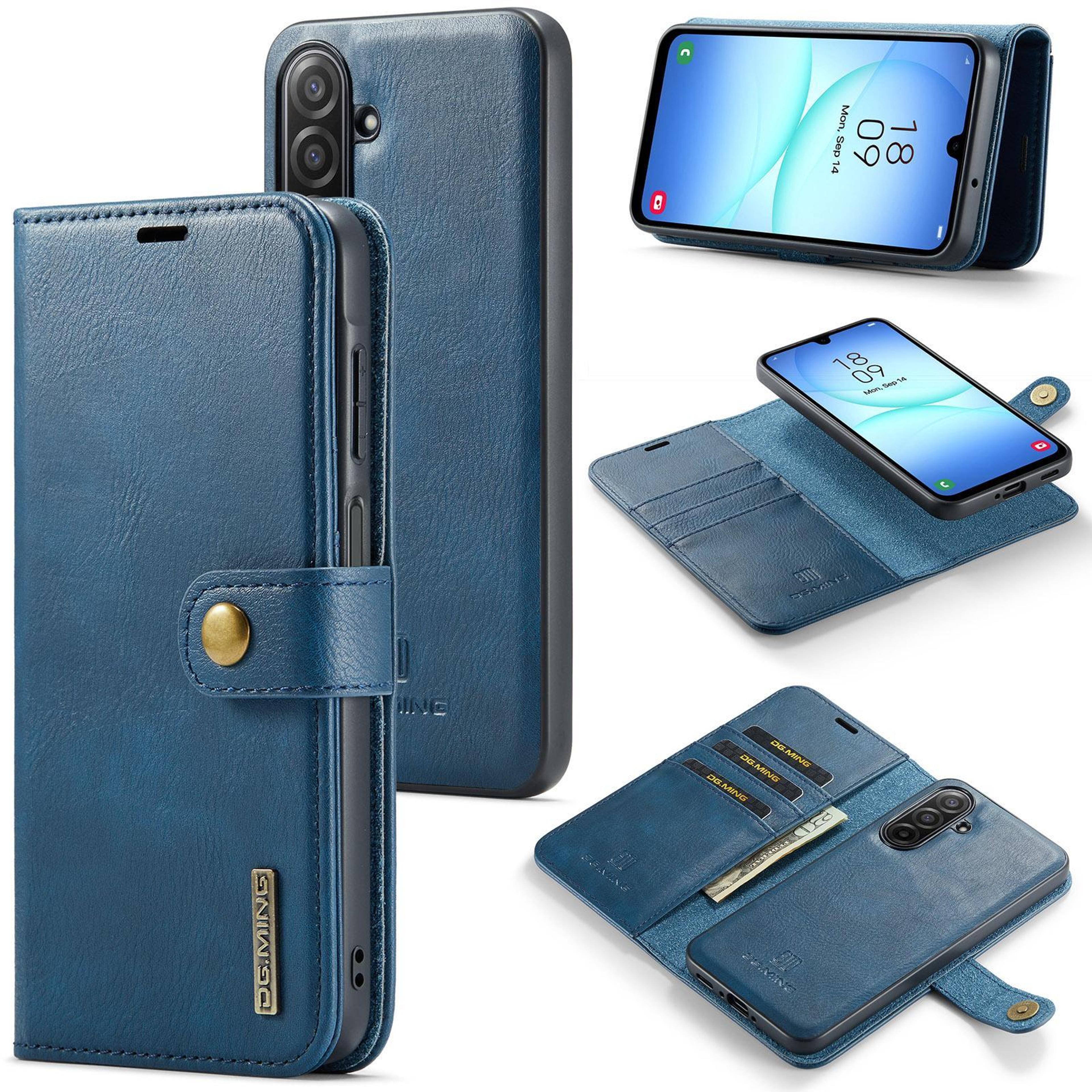 samsung galaxy a17 leather wallet case detachable magnetic stand cover