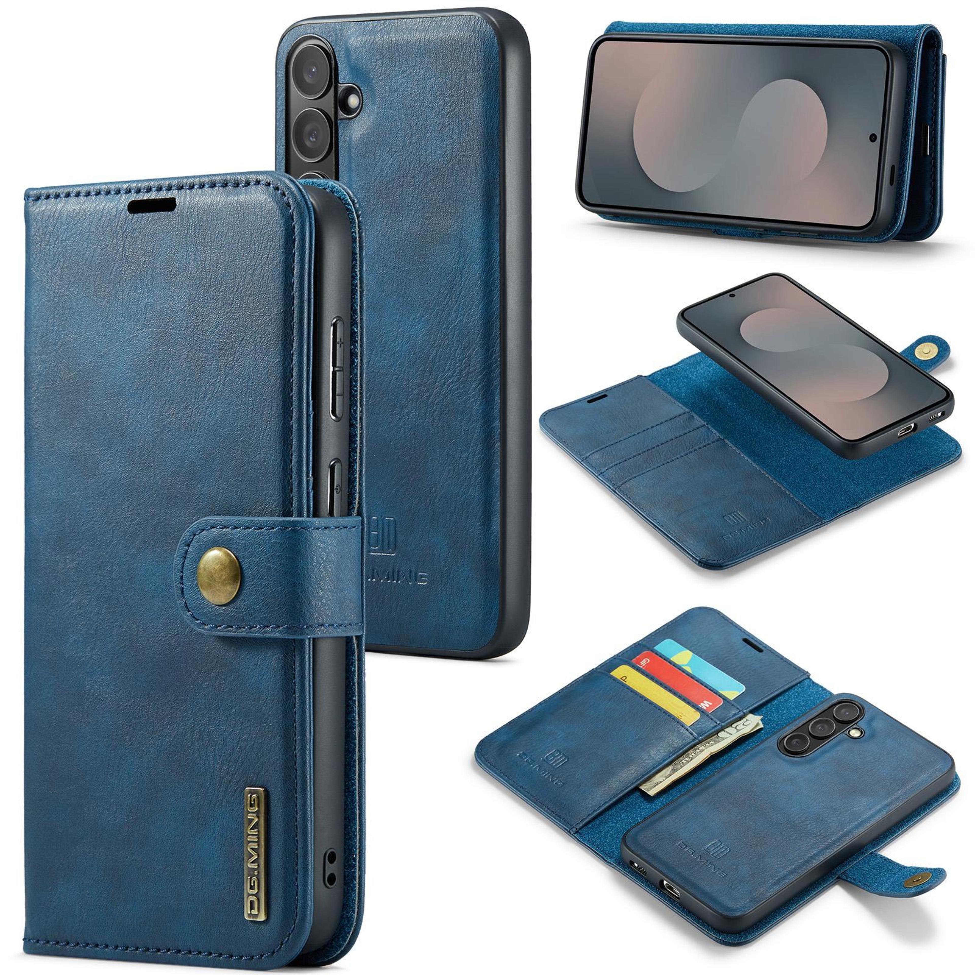 samsung galaxy s25 fe wallet case detachable magnetic leather cover with card holder