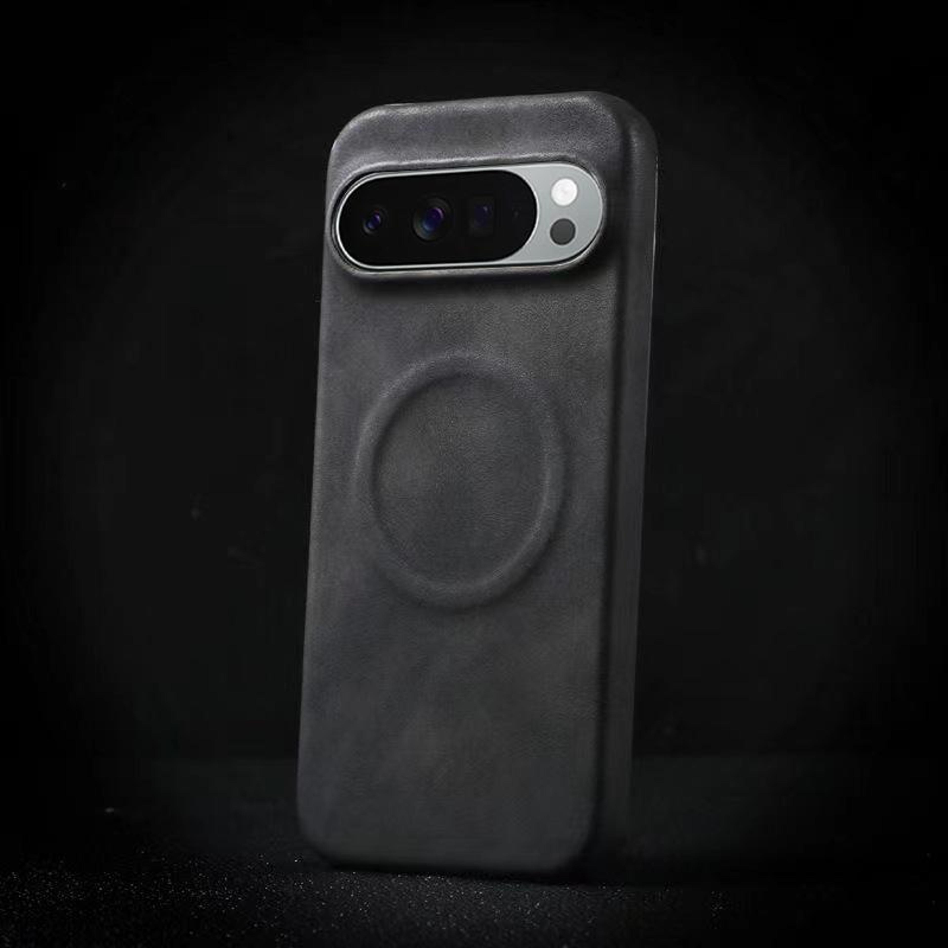 google pixel series case premium leather feel magnetic protective cover