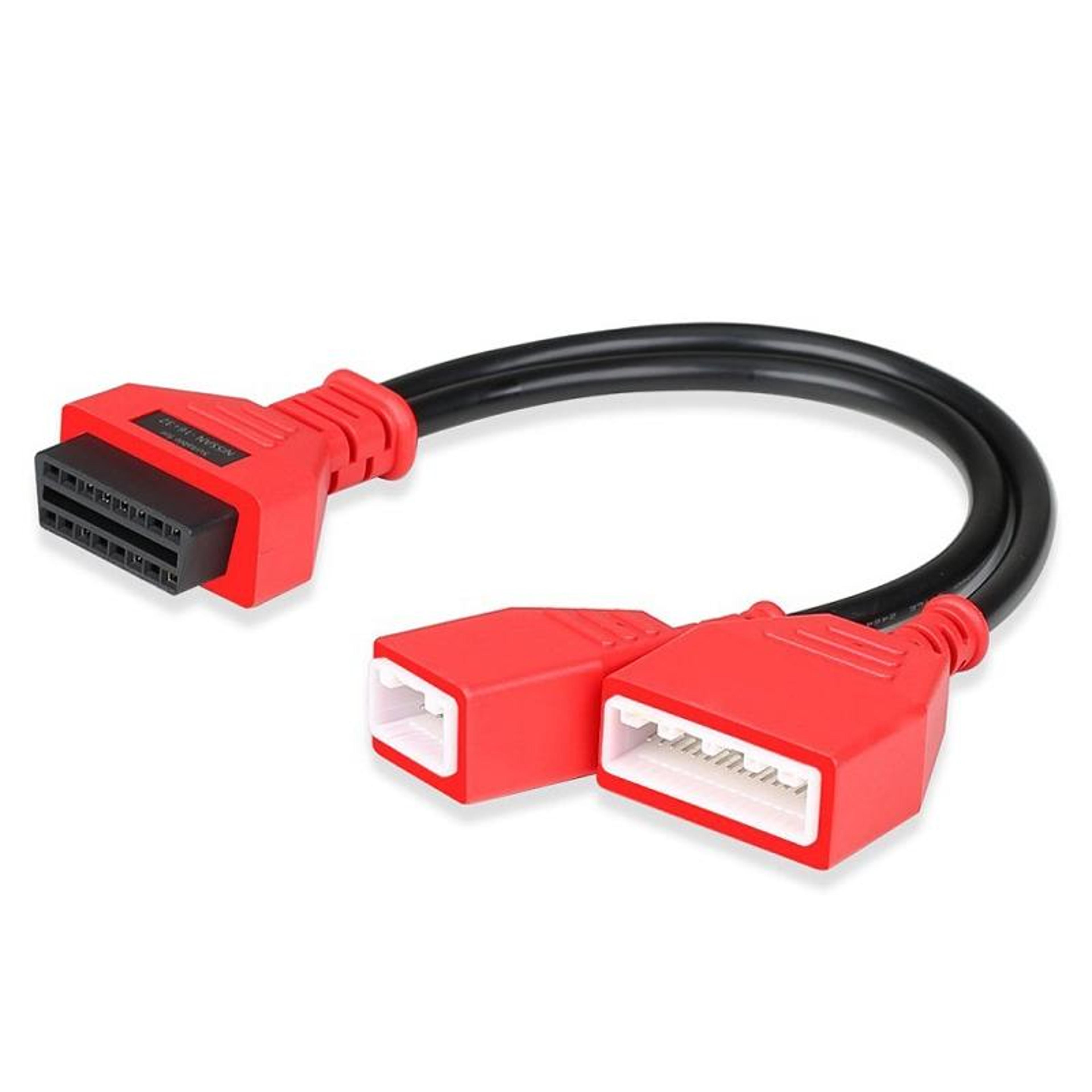 nissan 16+32 pin gateway adapter obd2 cable for sylphy sentra b18 key programming