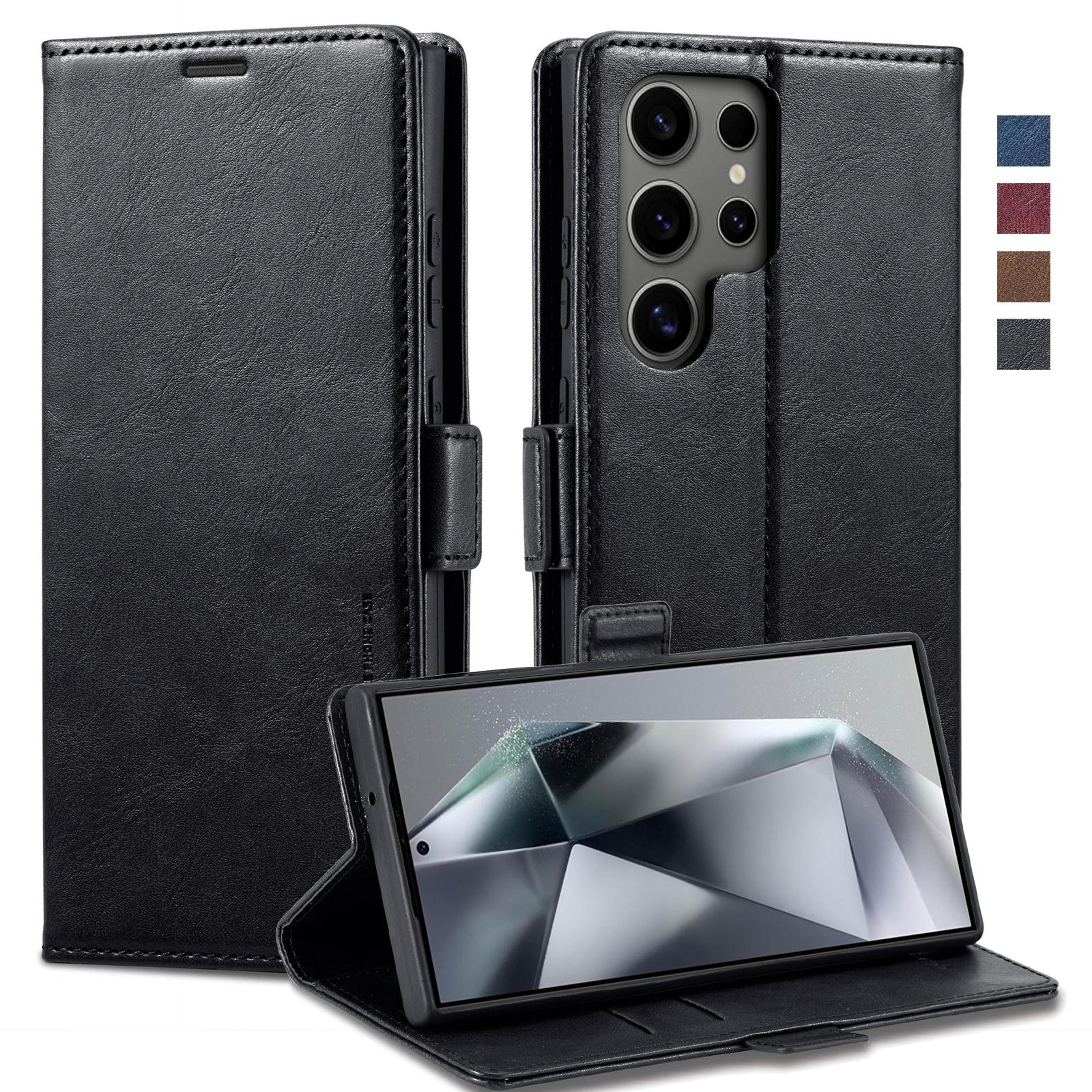 samsung galaxy series case rfid blocking leather kickstand cover