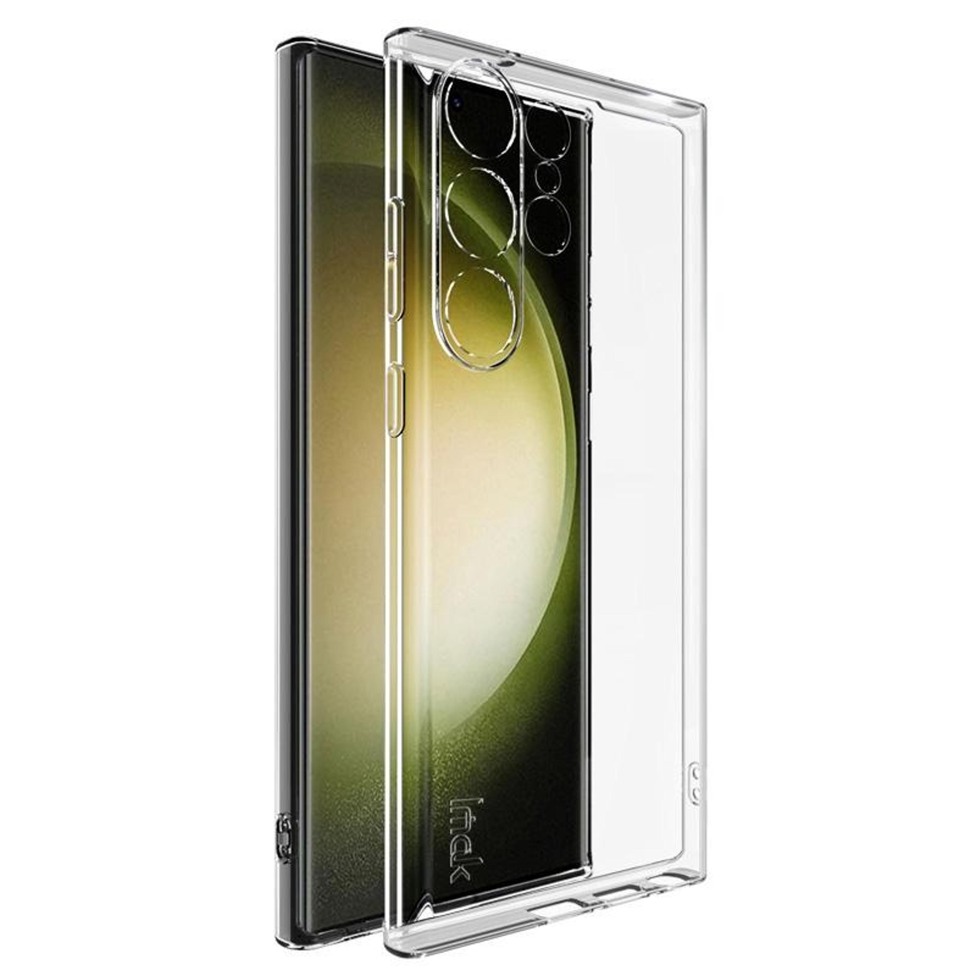 imak ux-10 samsung galaxy s23 ultra case clear shockproof tpu with camera protection
