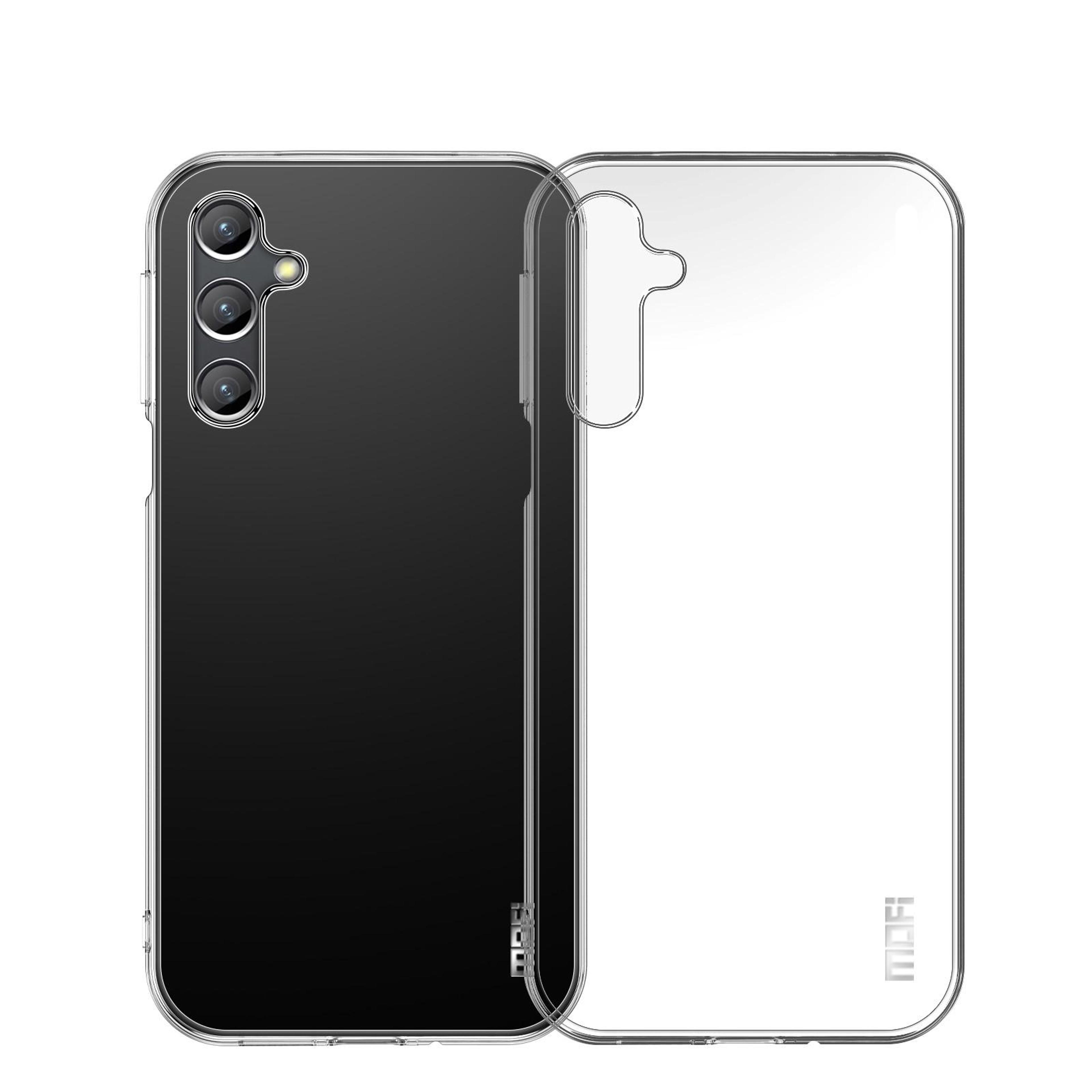 mofi ming samsung galaxy a25 5g case ultra-thin clear tpu case with scratch protection
