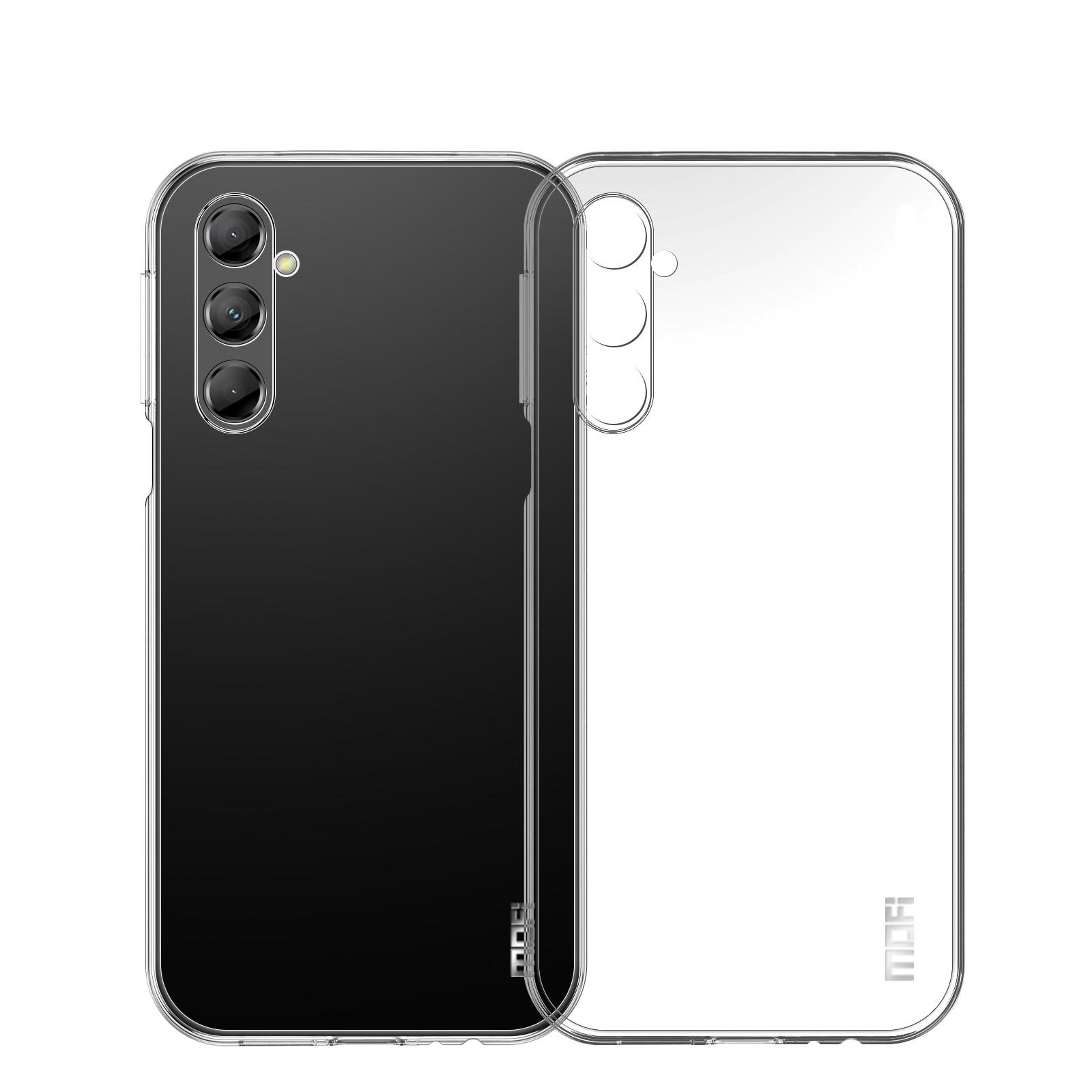 mofi ming samsung galaxy m14 case ultra-thin clear tpu phone case with scratch protection