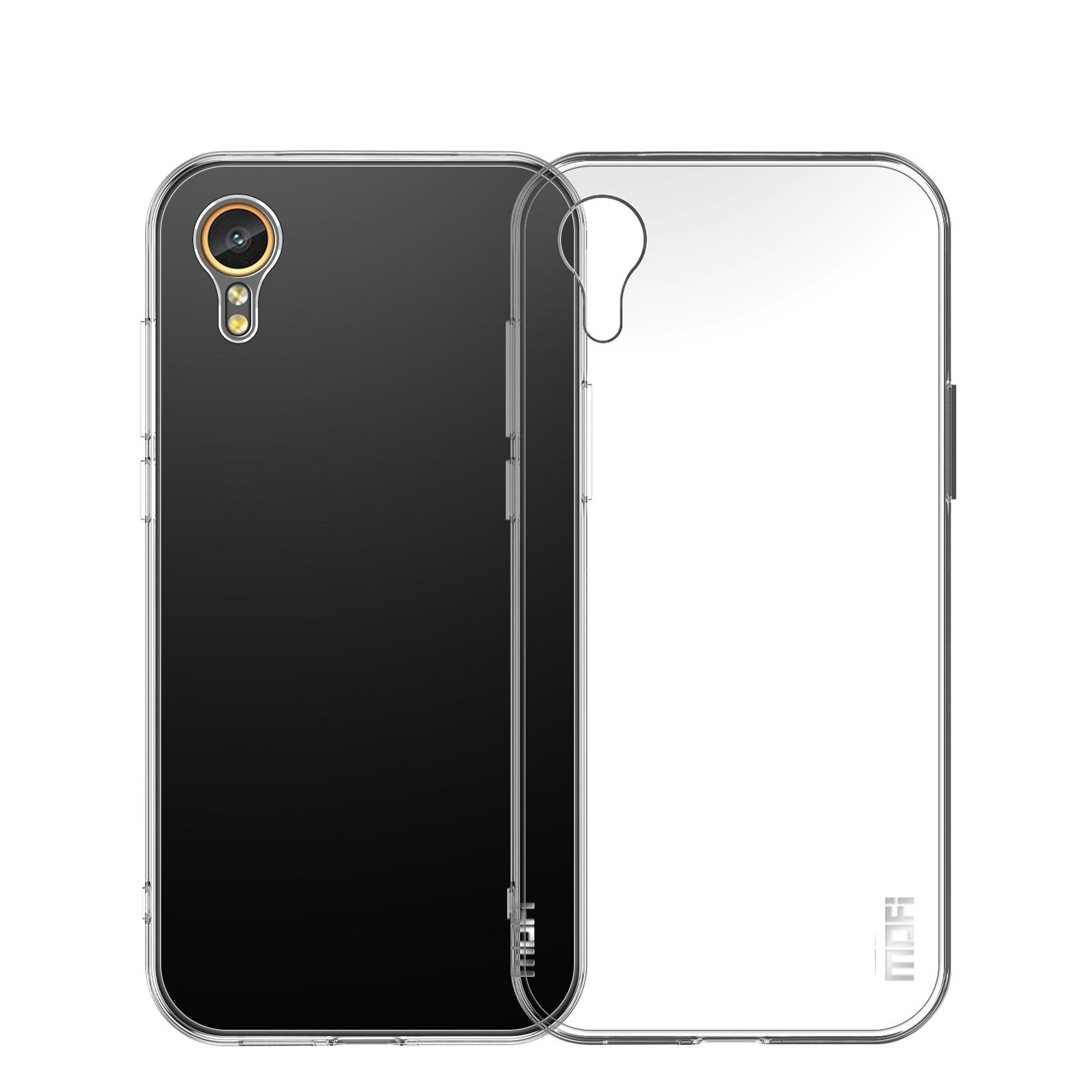 mofi ming samsung galaxy xcover 7 case ultra-thin clear tpu case with anti-yellowing protection