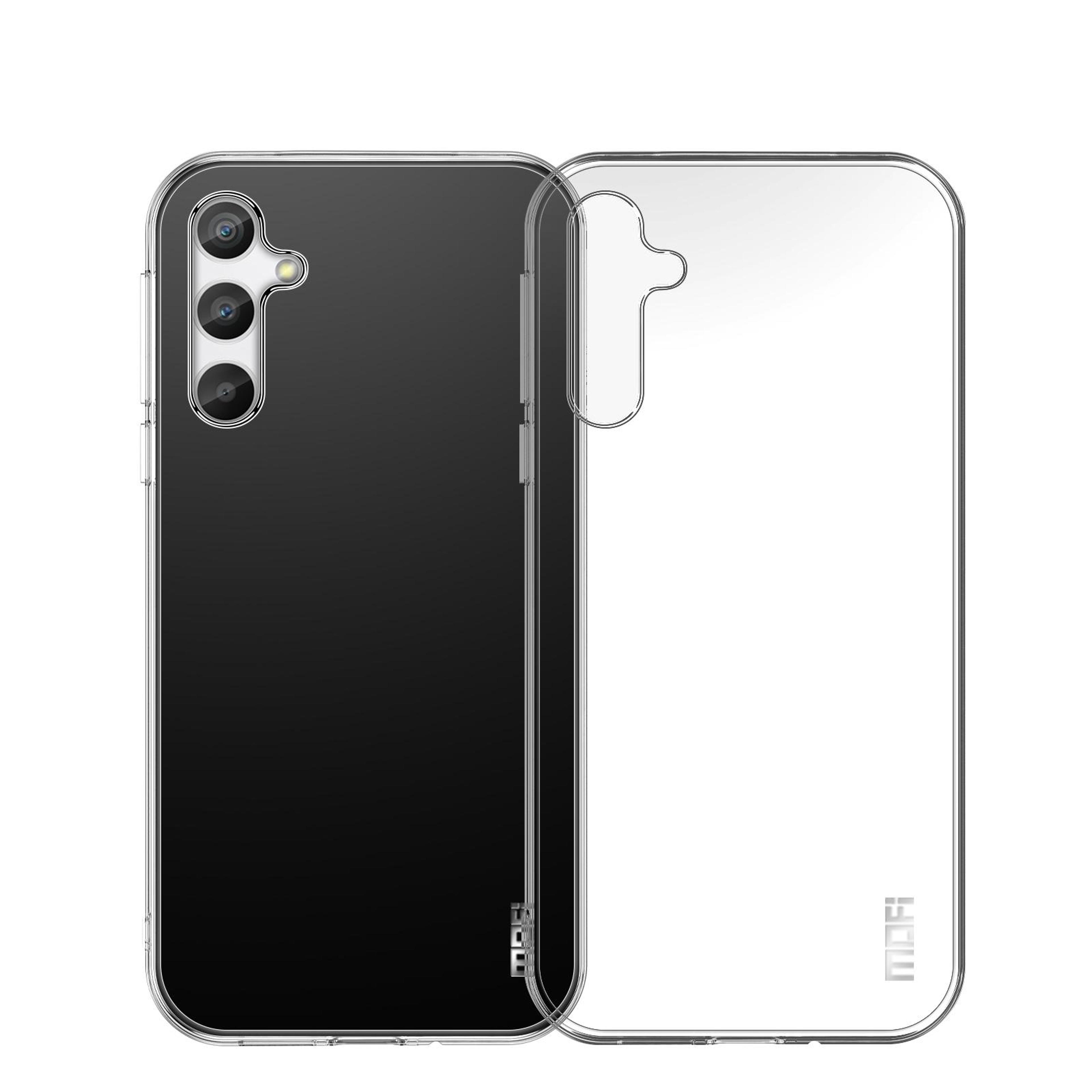 mofi ming samsung galaxy a55 5g case ultra-thin clear tpu phone case with scratch protection