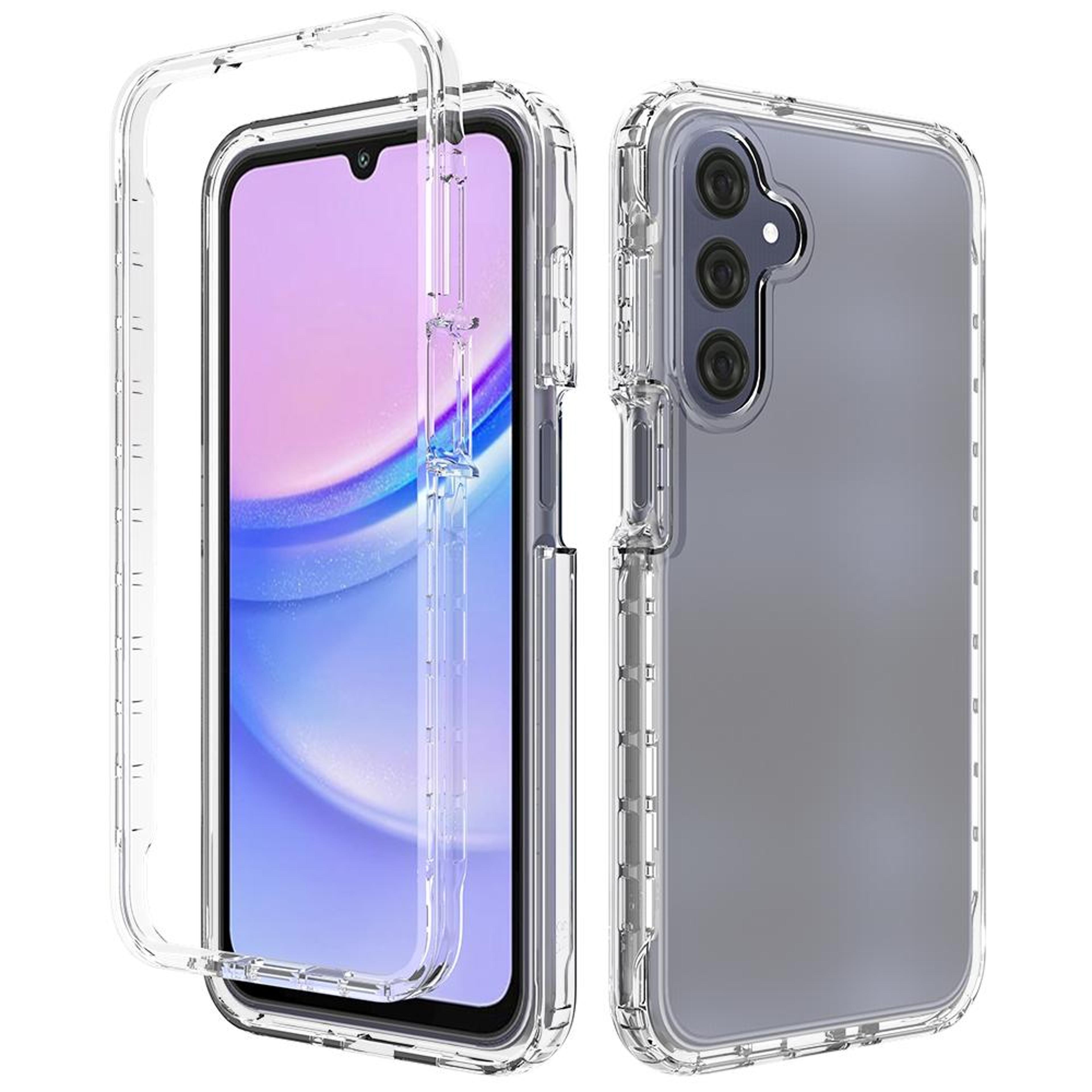 samsung galaxy a16 5g clear shockproof tpu pc protective case
