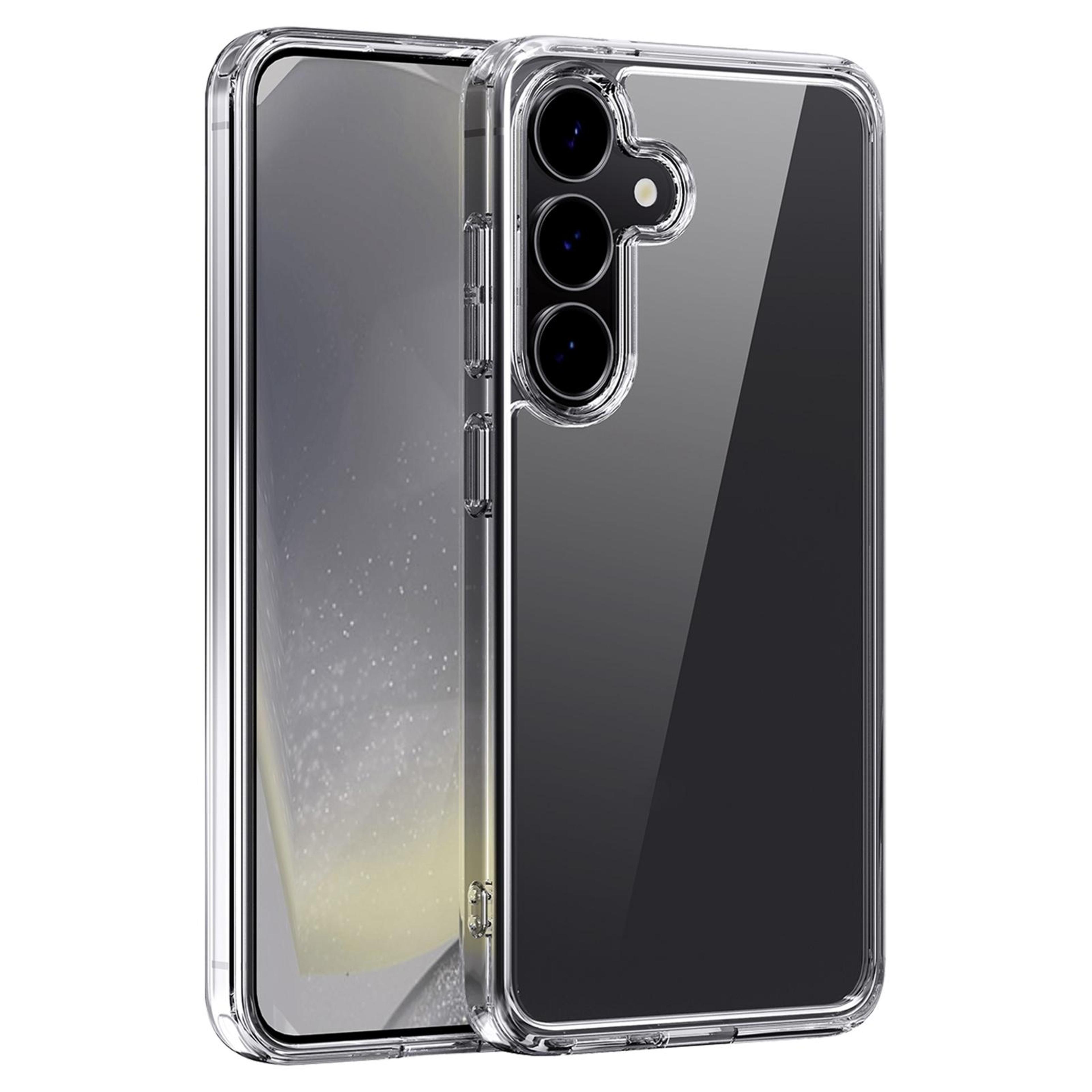 samsung galaxy s25 5g clear case hybrid tpu pc protective cover
